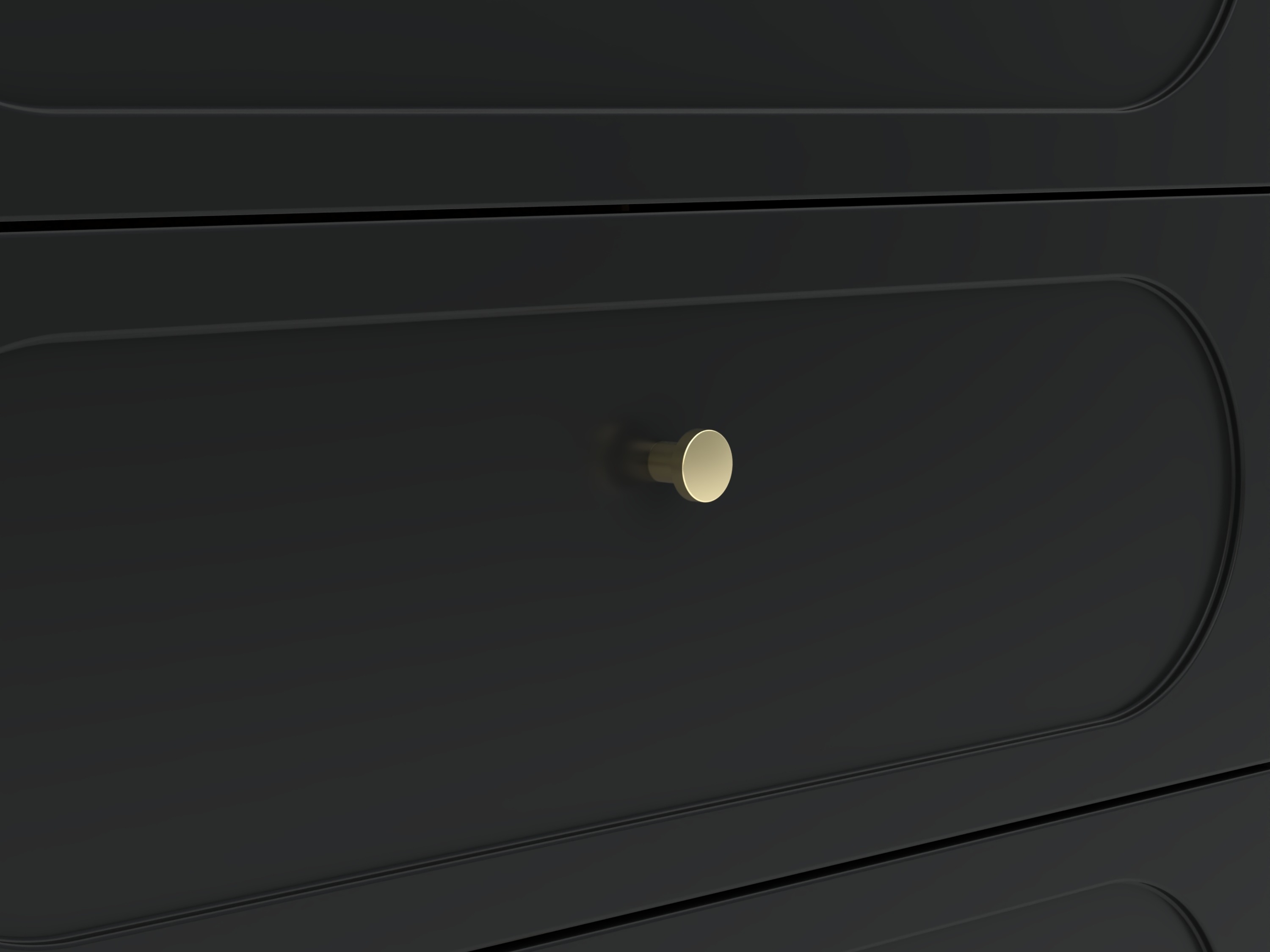 Kommode Bristol 234 (Sort)