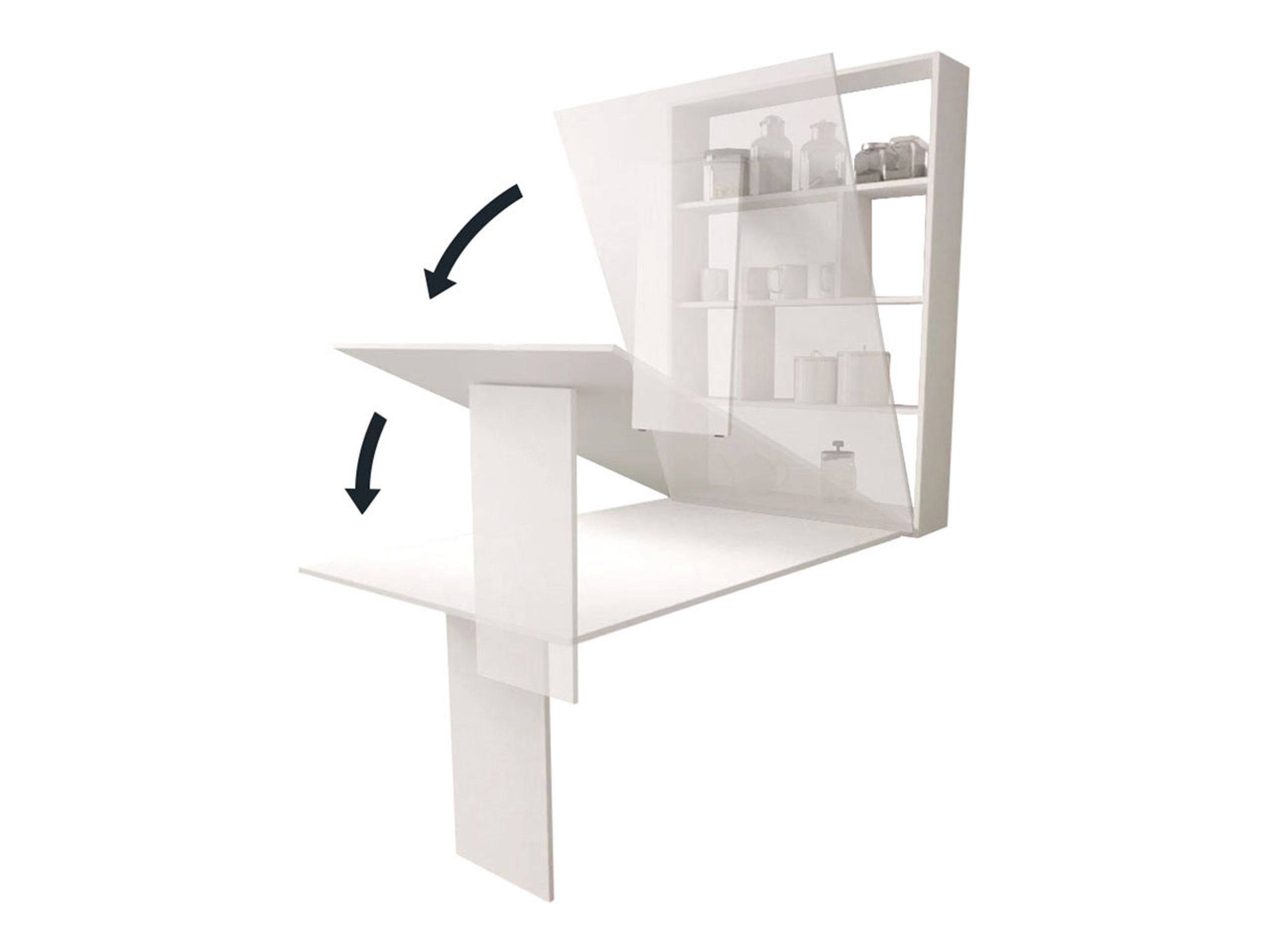 Klapbord Pinis III (Sort + Wotan eg)