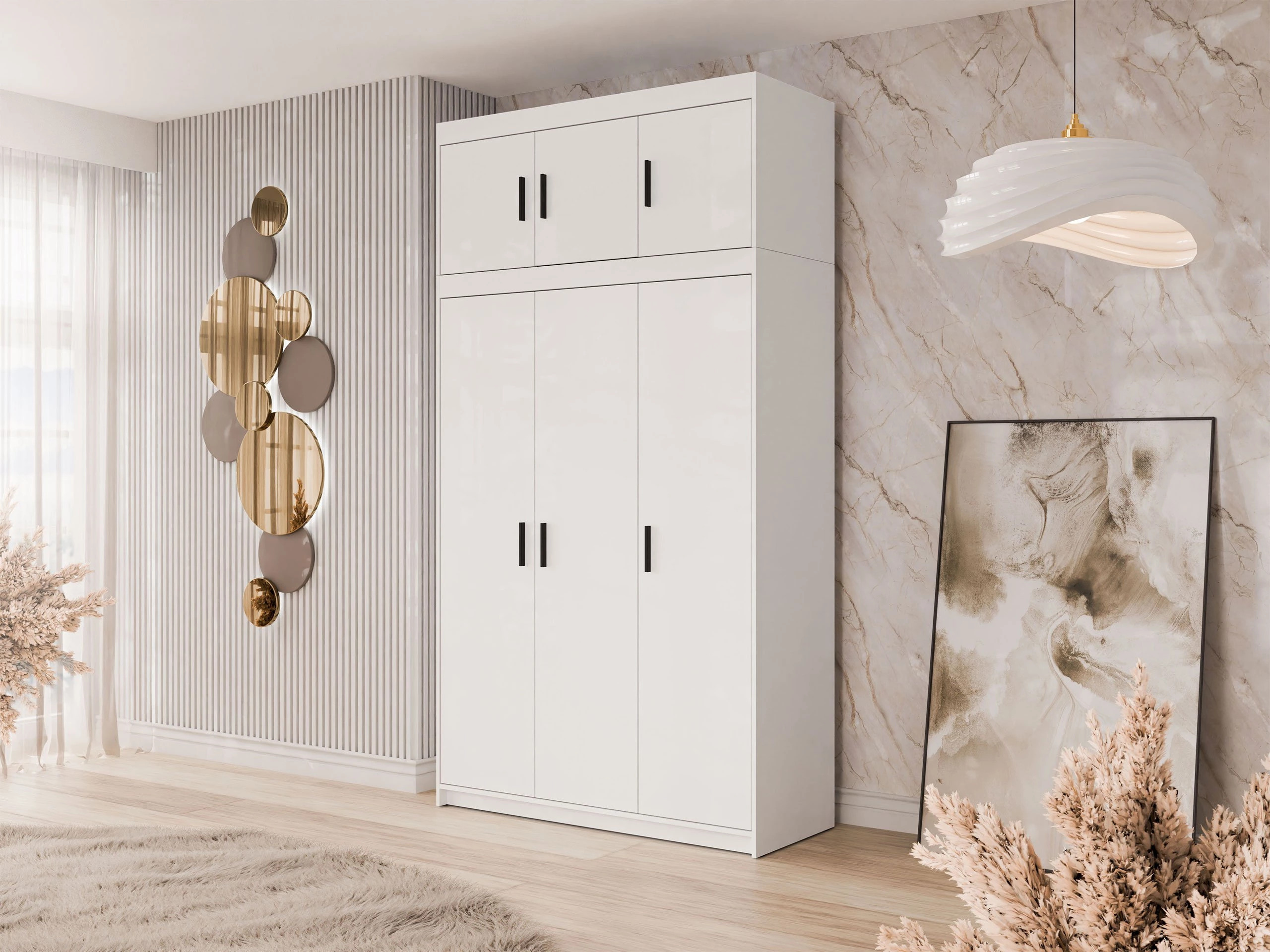 Garderobeskab Novduni 104 (Hvid)