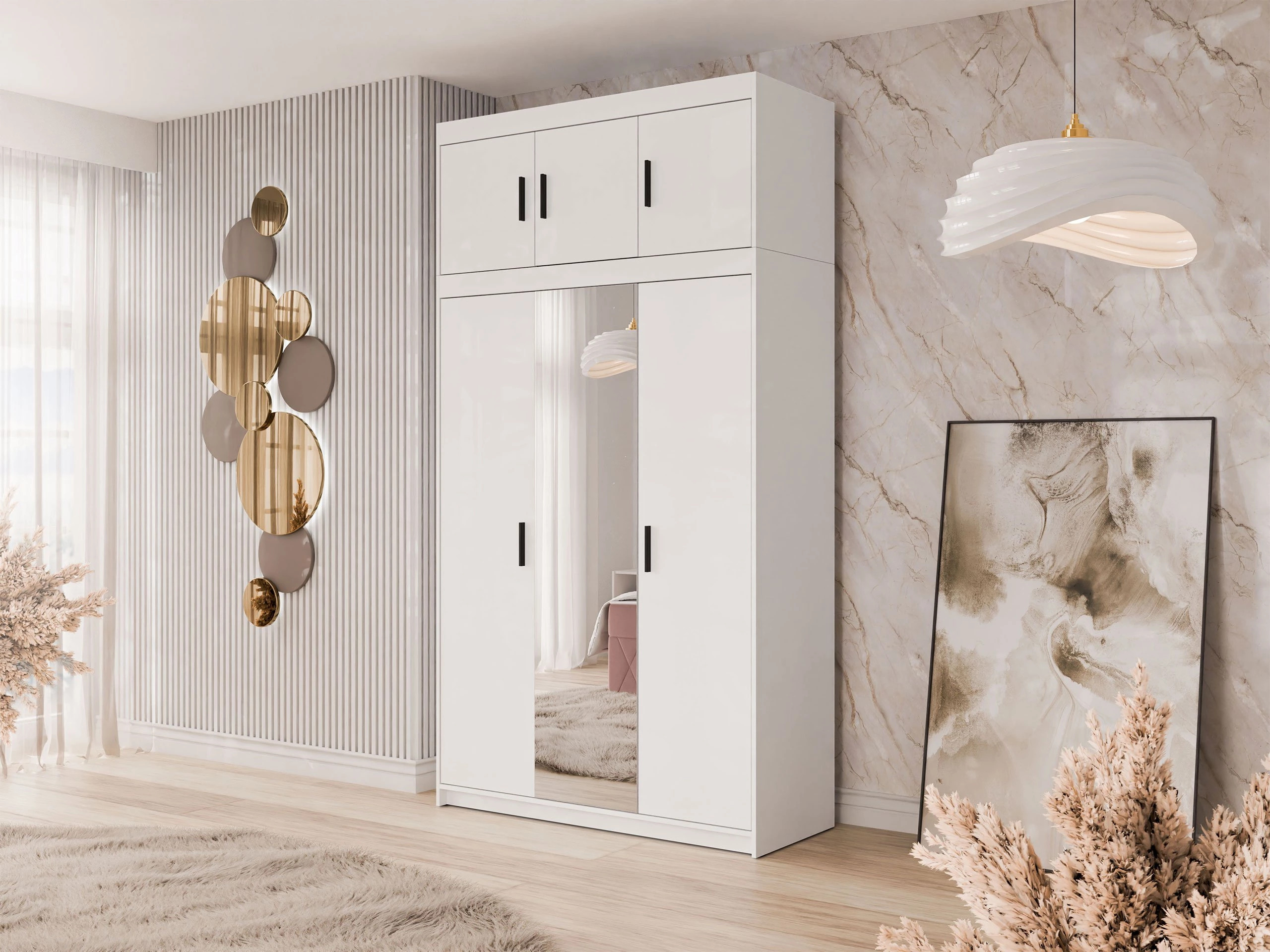 Garderobeskab Novduni 105 (Hvid)