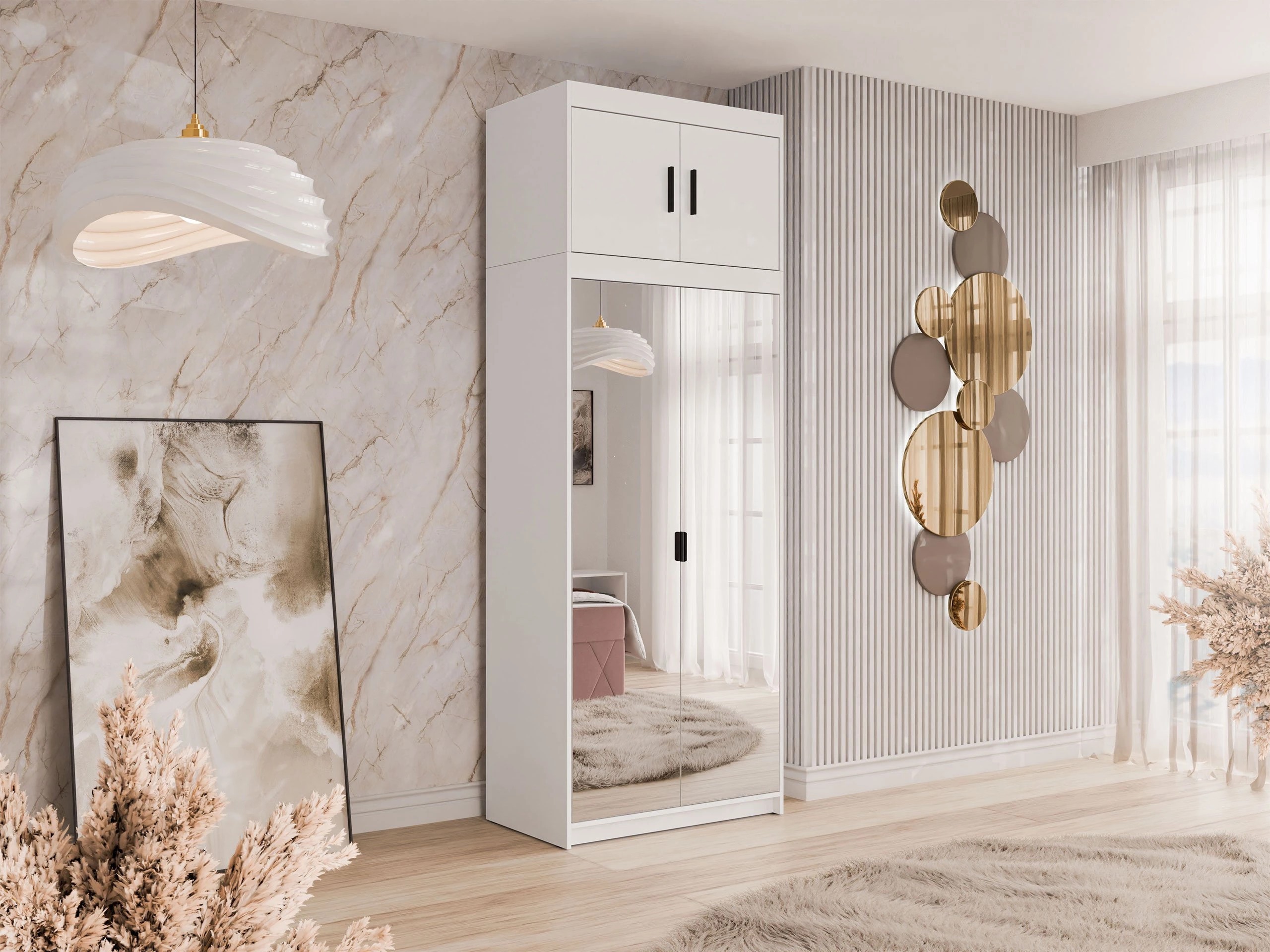 Garderobeskab Novduni 119 (Hvid)