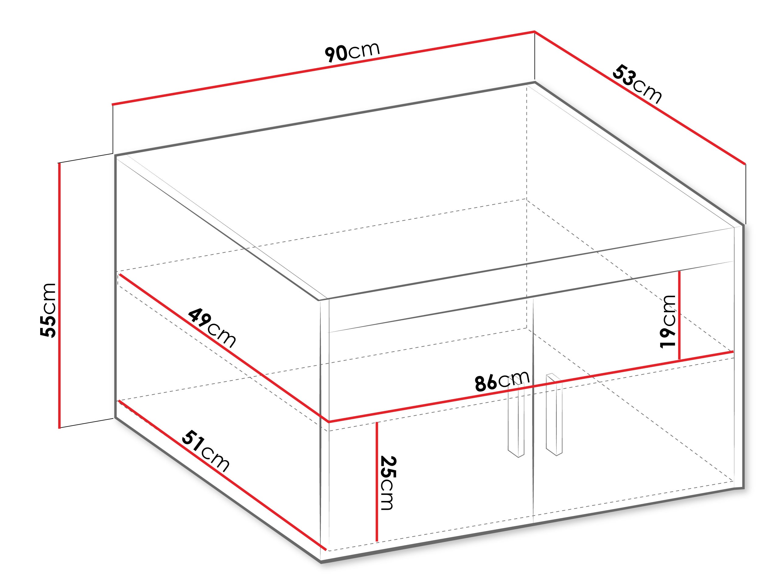 Skænk Novduni 122 (Hvid)