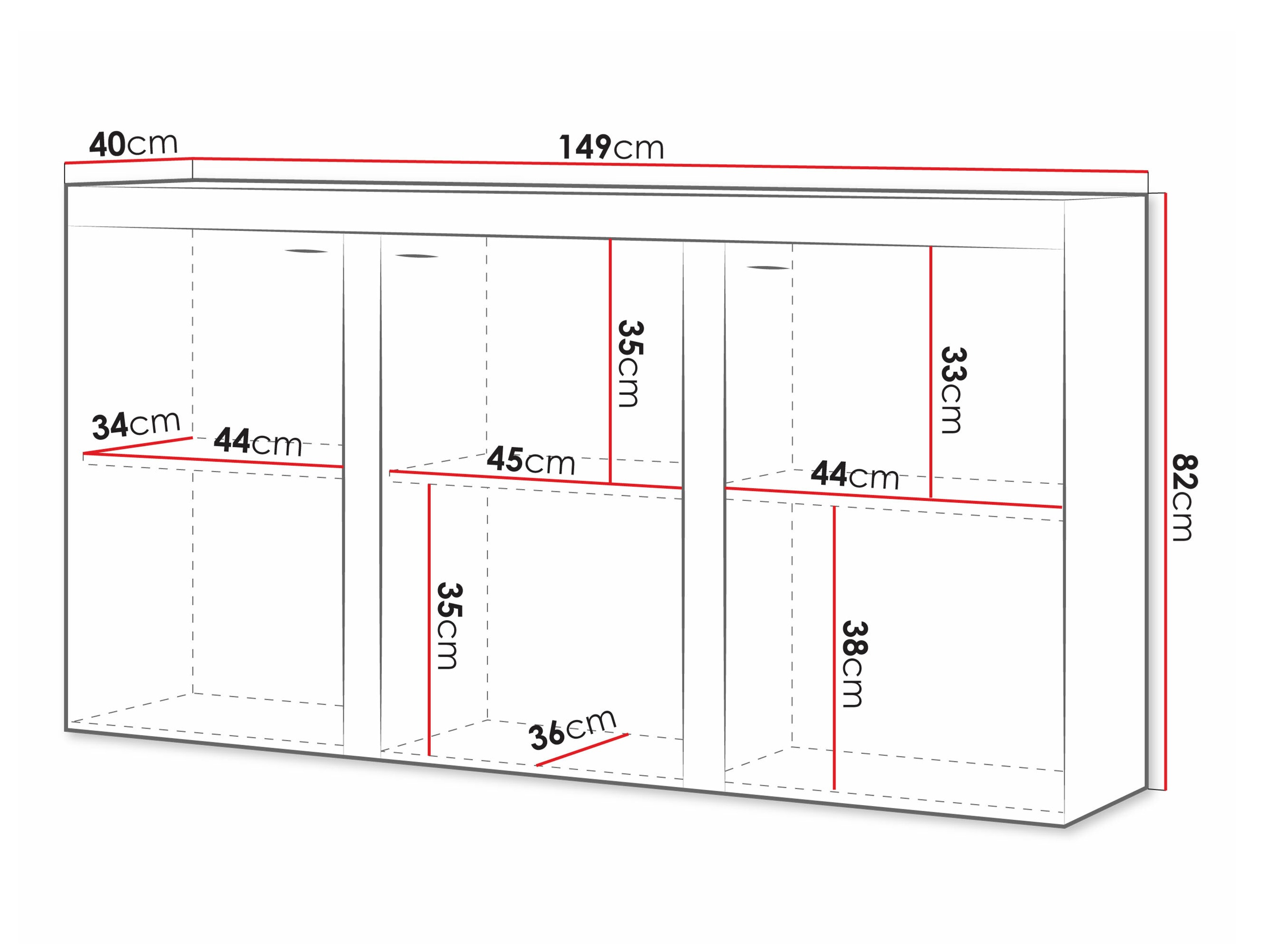 Skænk Soca I (Hvid)