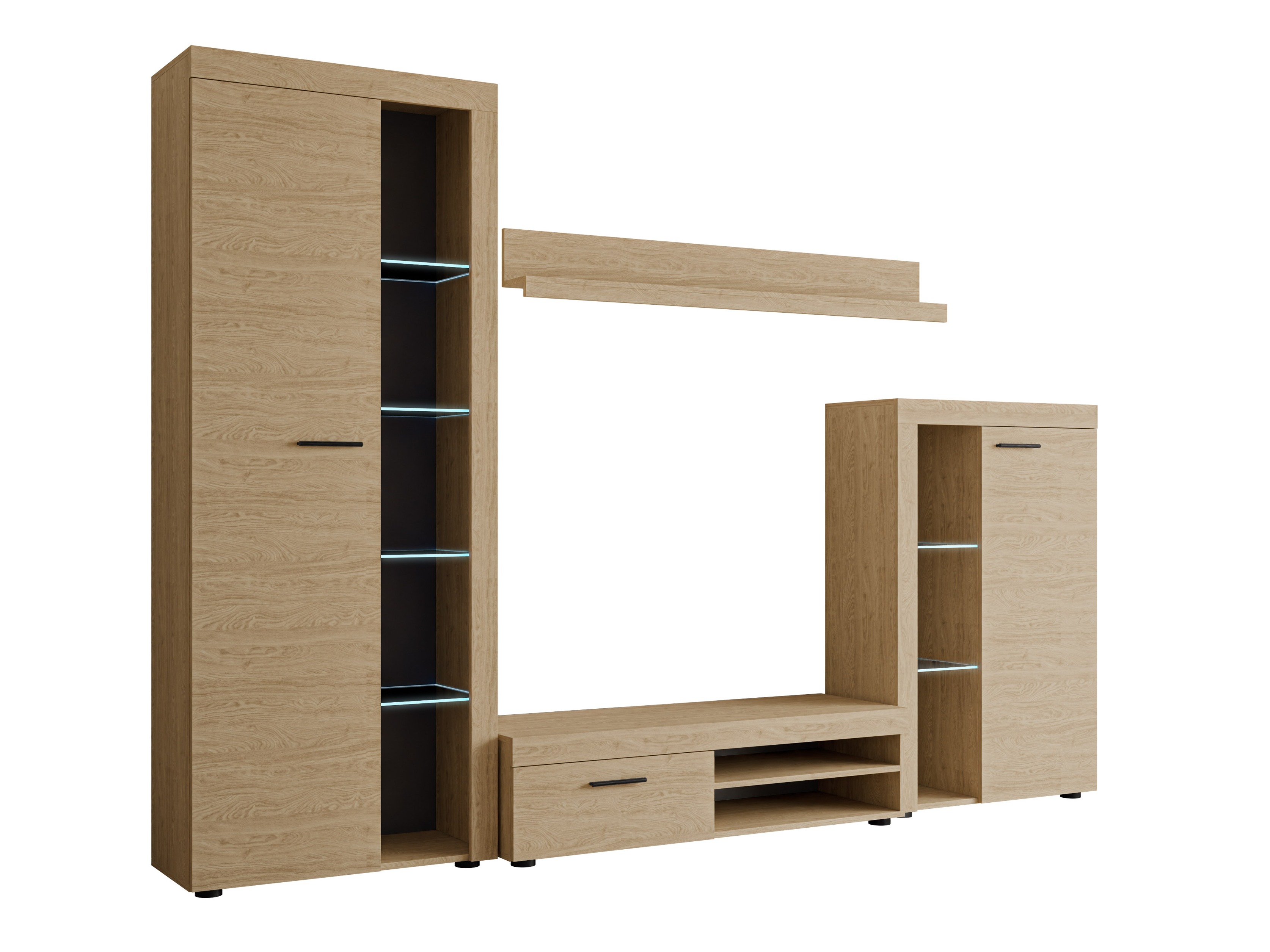 Stuemøbelsæt Univio (Egetræ)