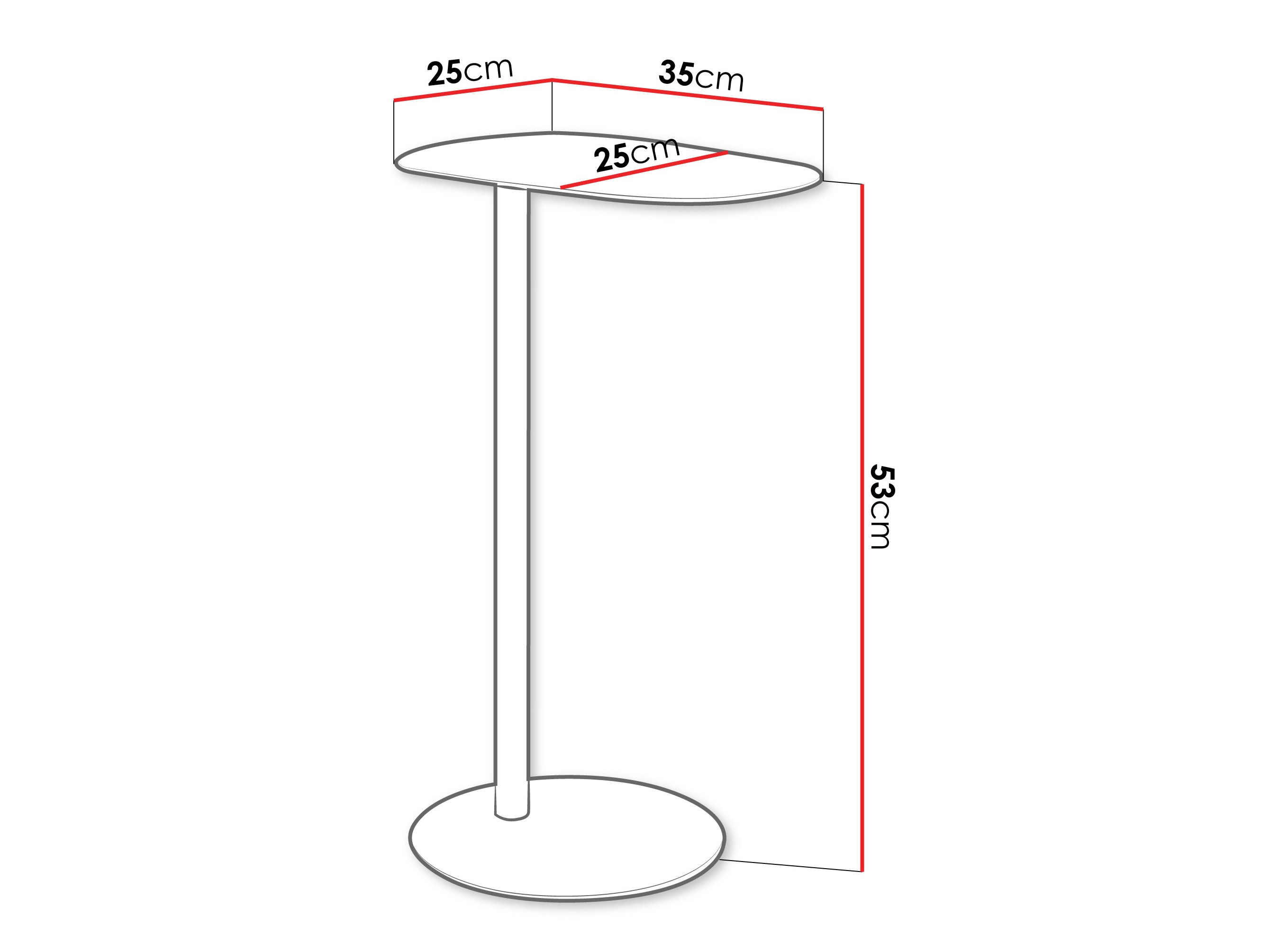 Sidebord Richardson 136 (Hvid)