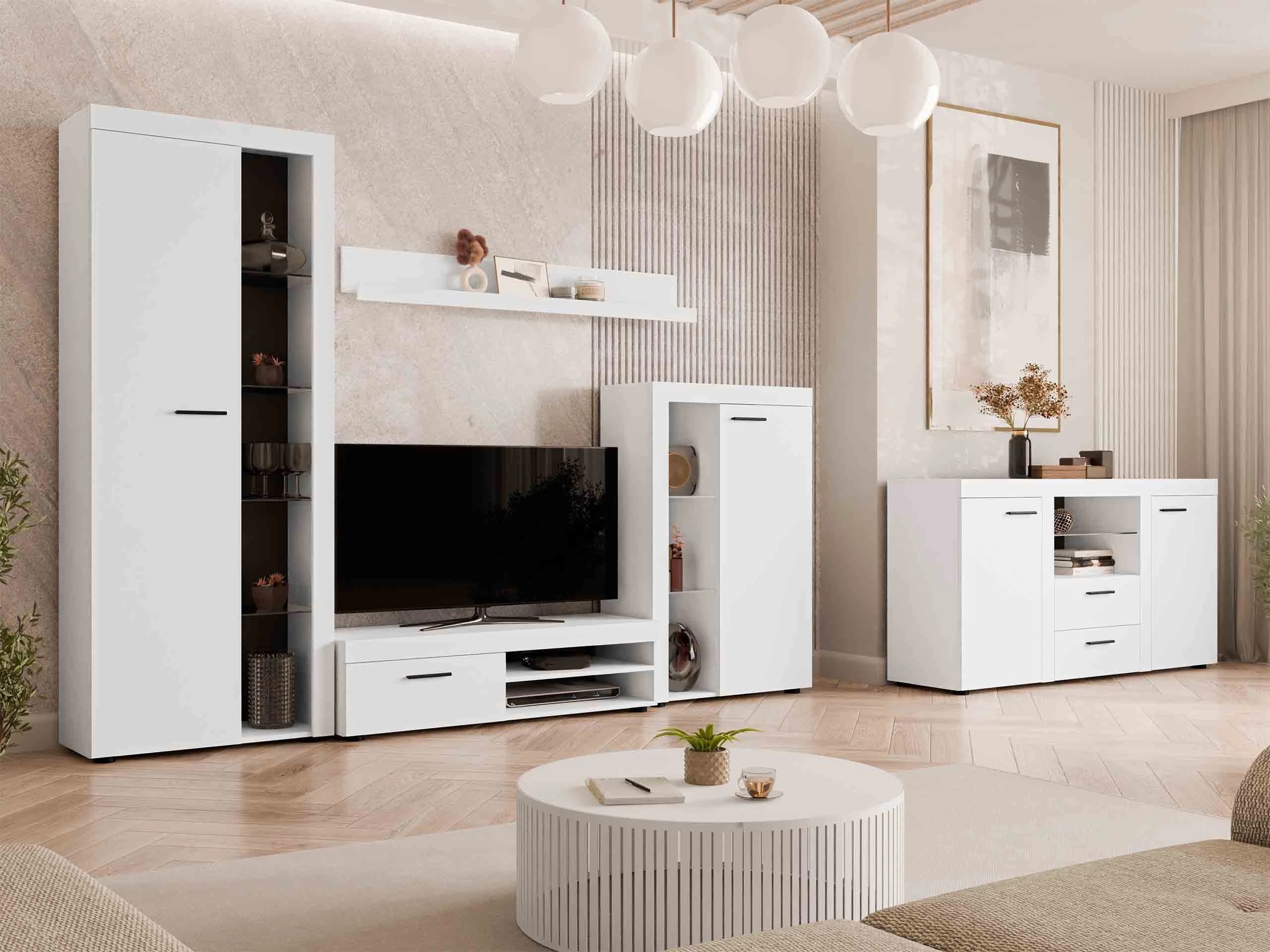 Stuemøbelsæt Tucson 103 (Hvid)