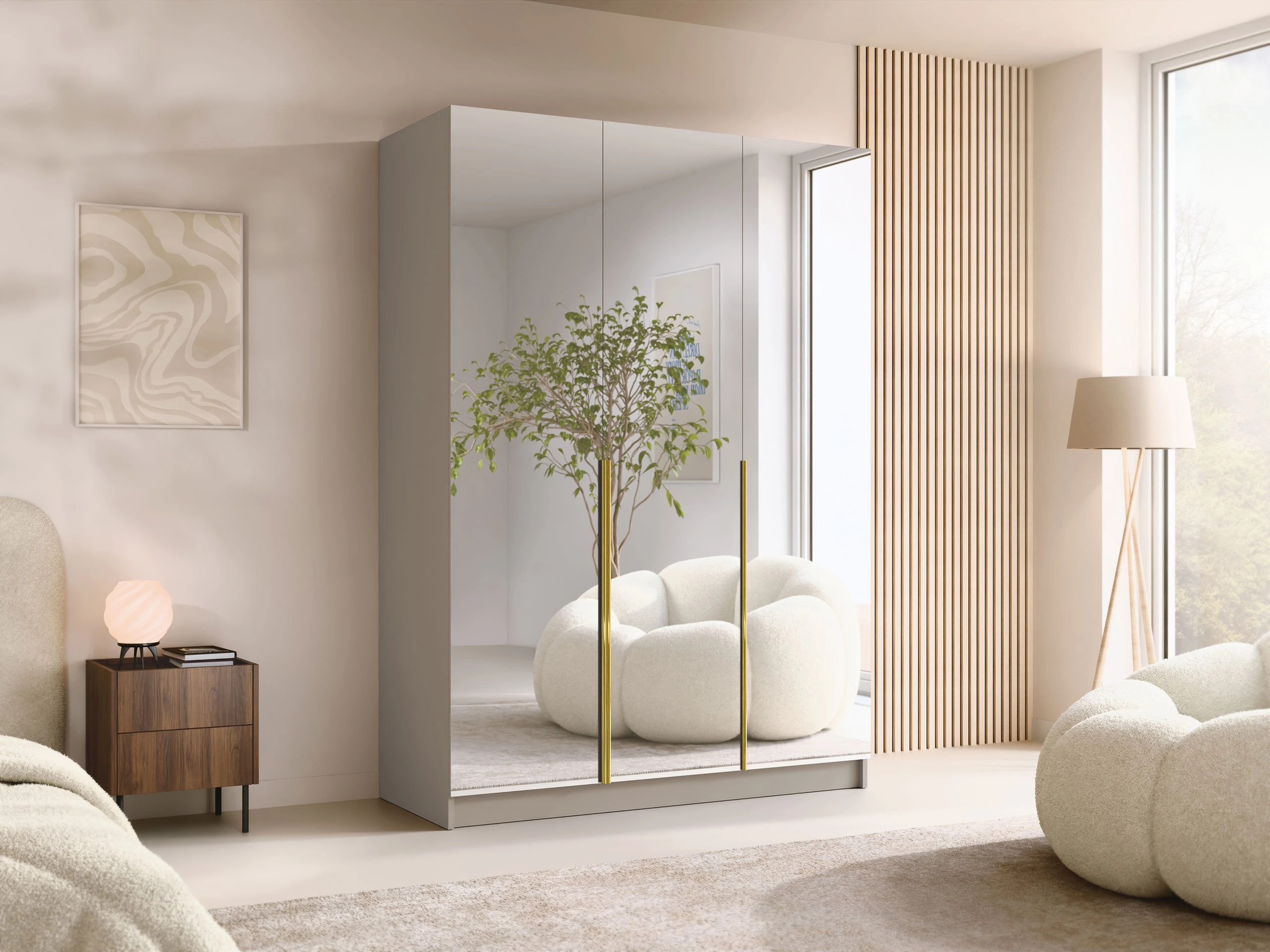 Garderobeskab Closico 196 (Kashmir + Gylden)