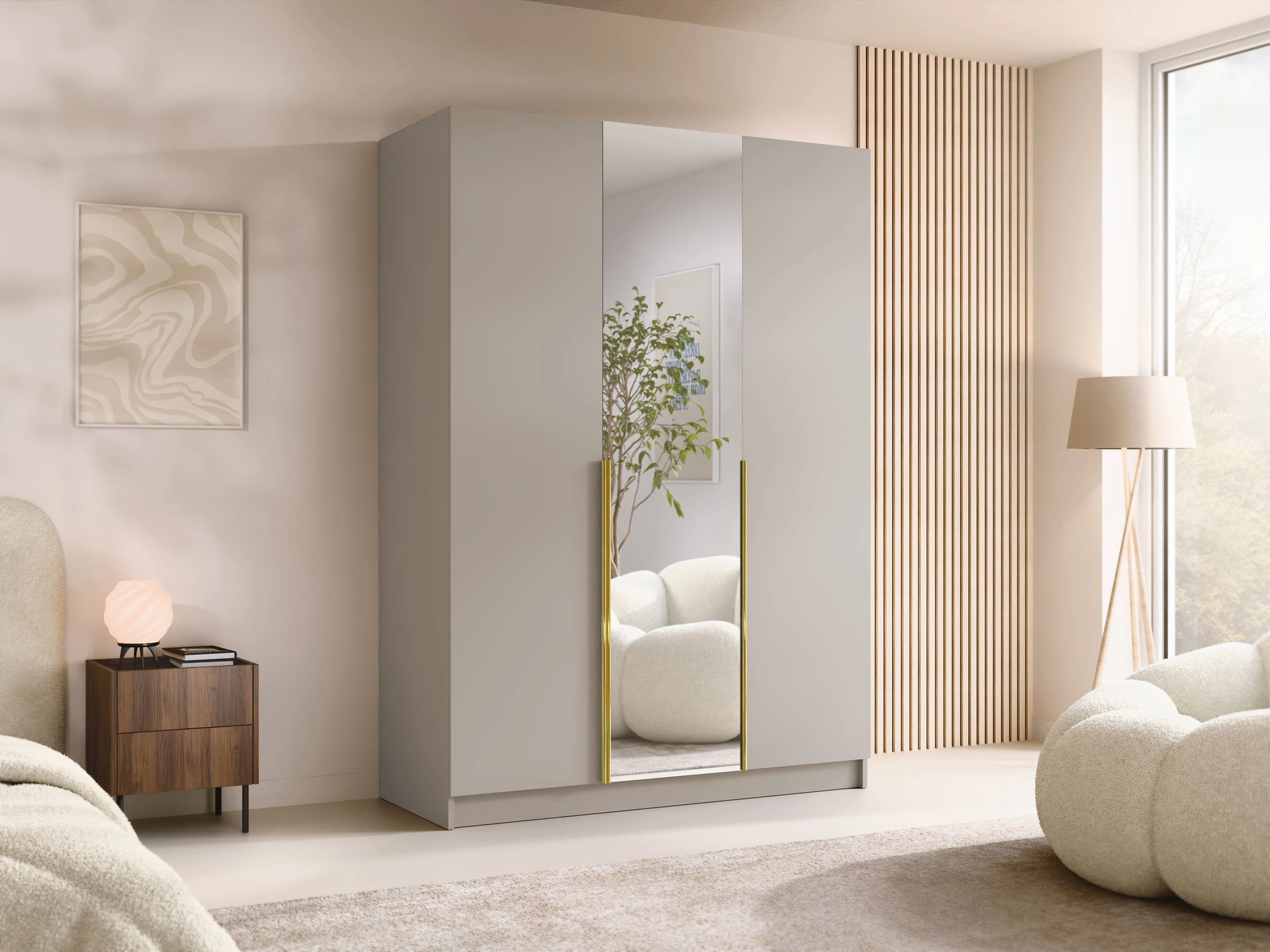 Garderobeskab Closico 197 (Kashmir + Gylden)