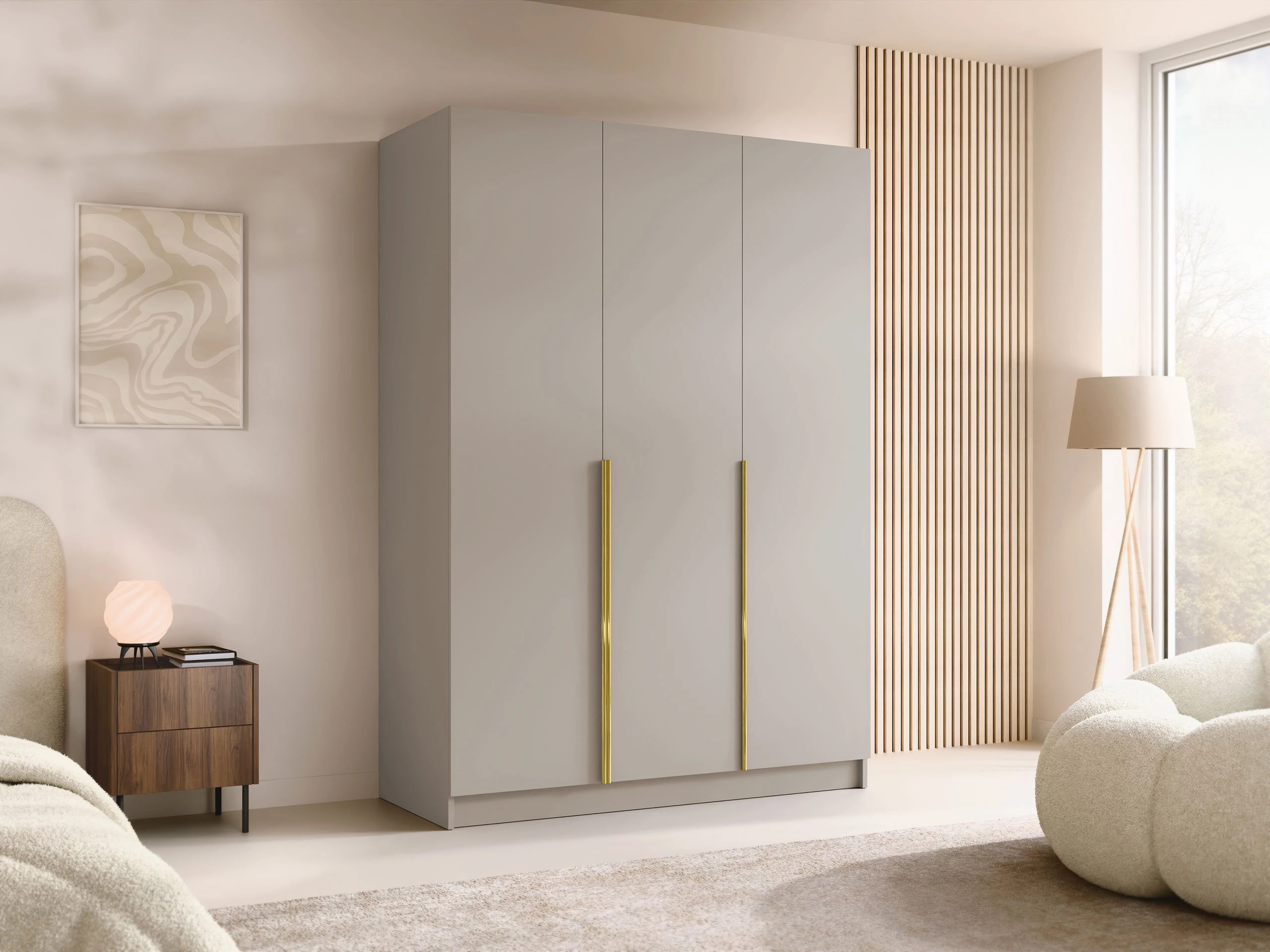 Garderobeskab Closico Decoron I (Kashmir + Gylden)