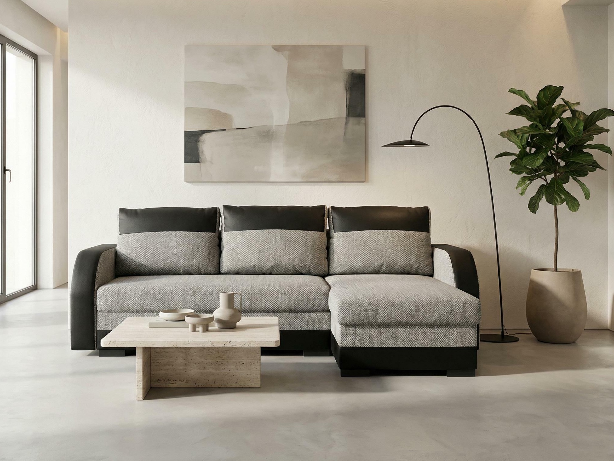 Hjørnesofa Gratia (Soft 011 + Lawa 05)