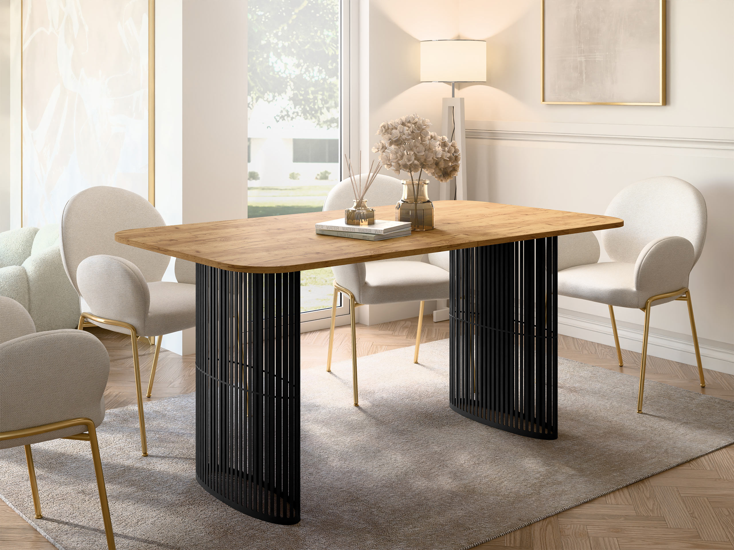 Bord Oswego 163 (Craft gylden eg)