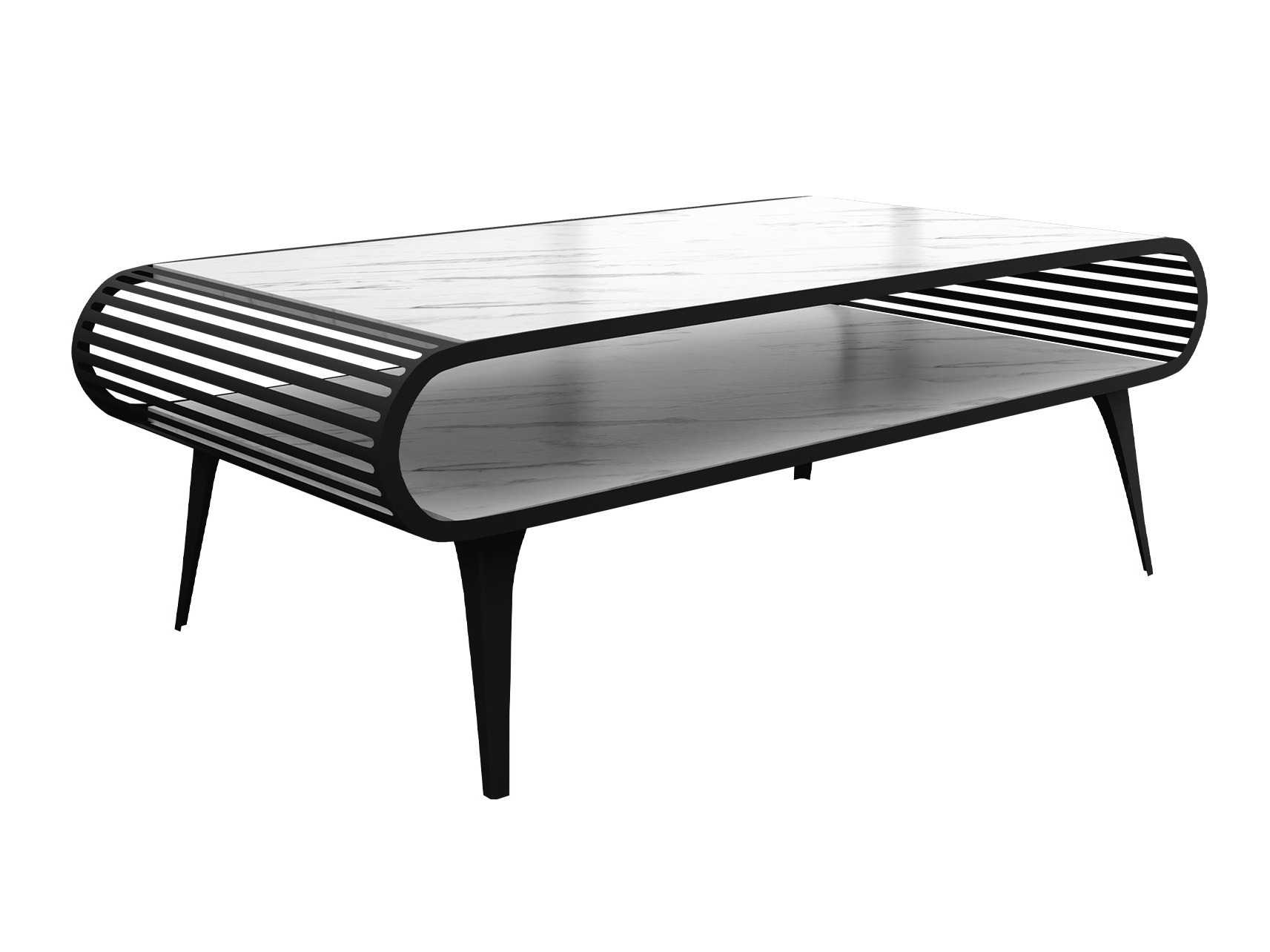 Sofabord Oswego 161 (Hvid marmor)