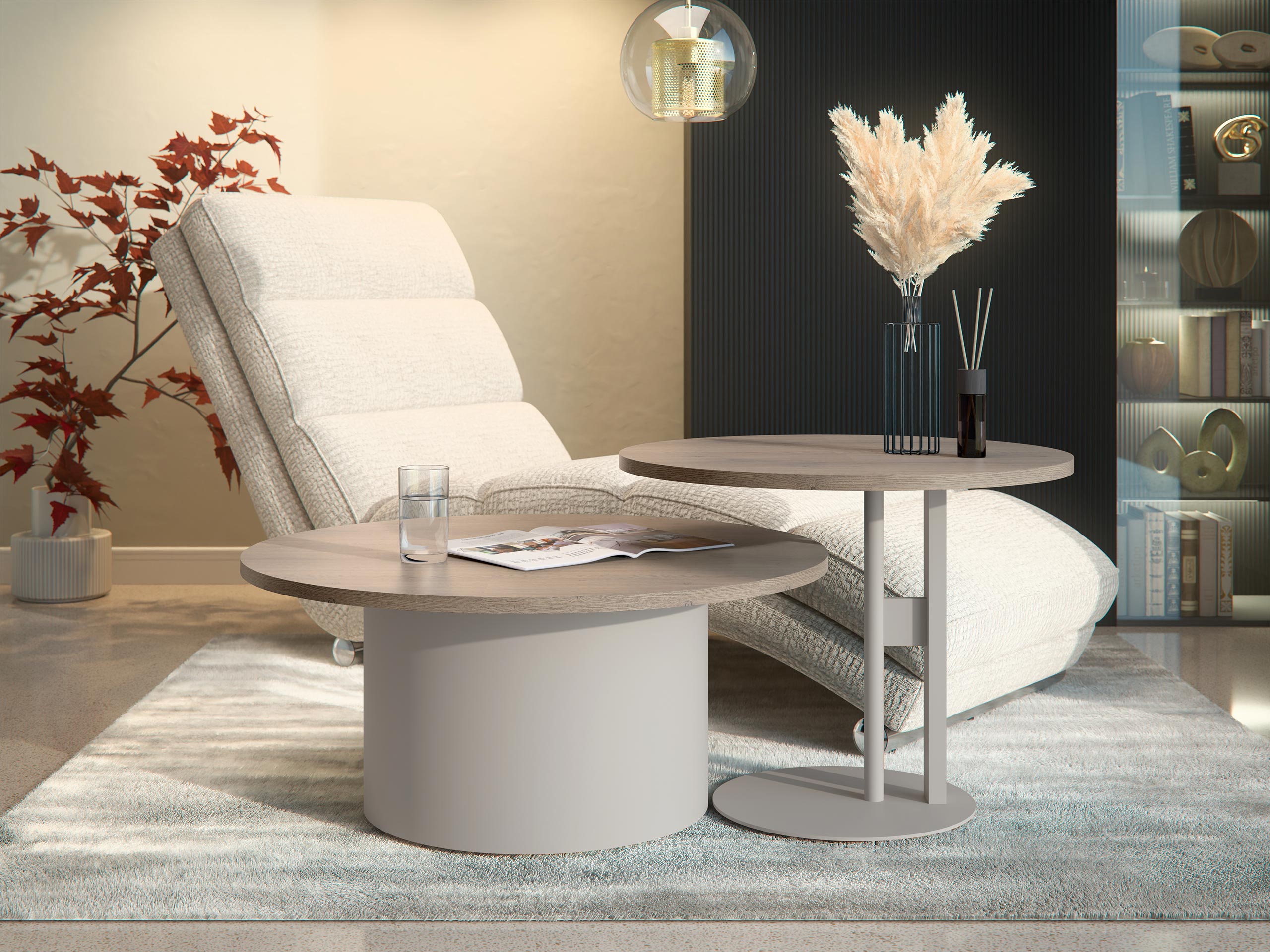 Sofabordssæt Oswego 160 (Egetræ)