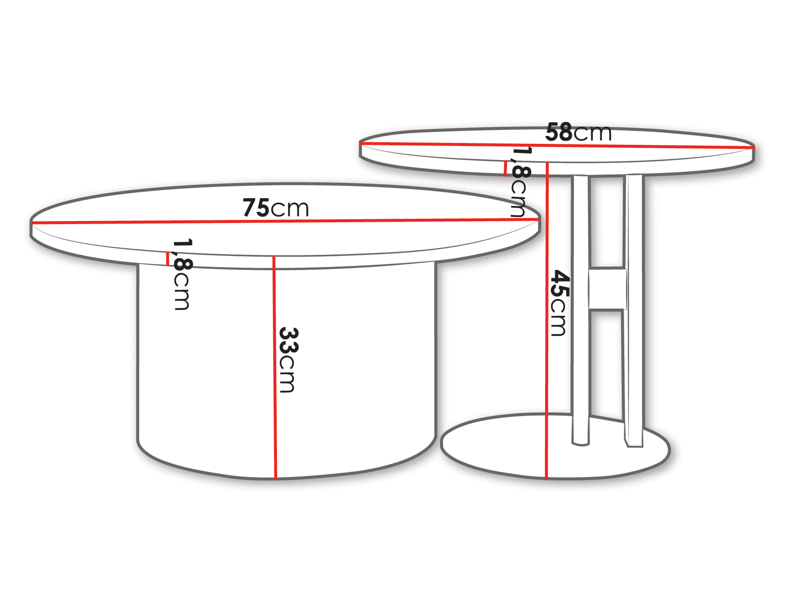 Sofabordssæt Oswego 160 (Egetræ)