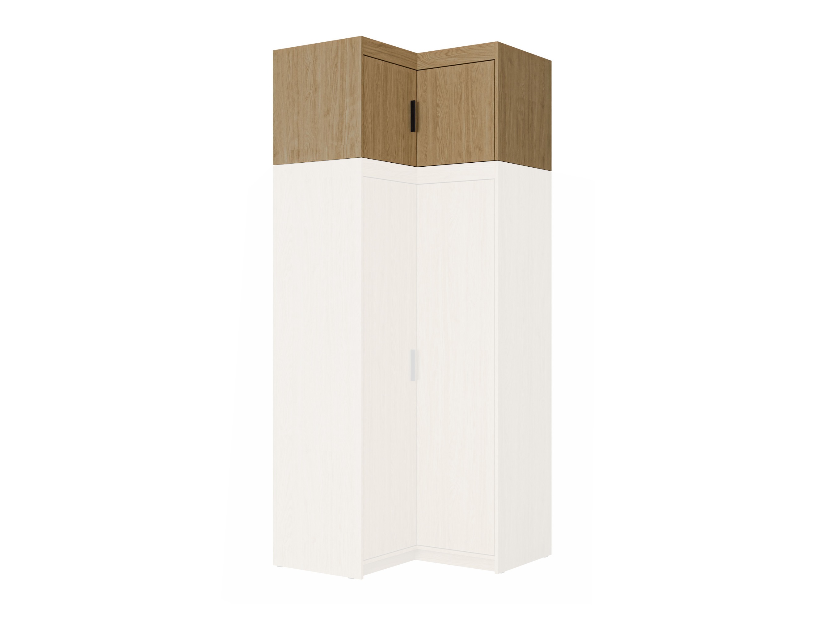 Hjørneskab Novduni 118 (Egetræ)