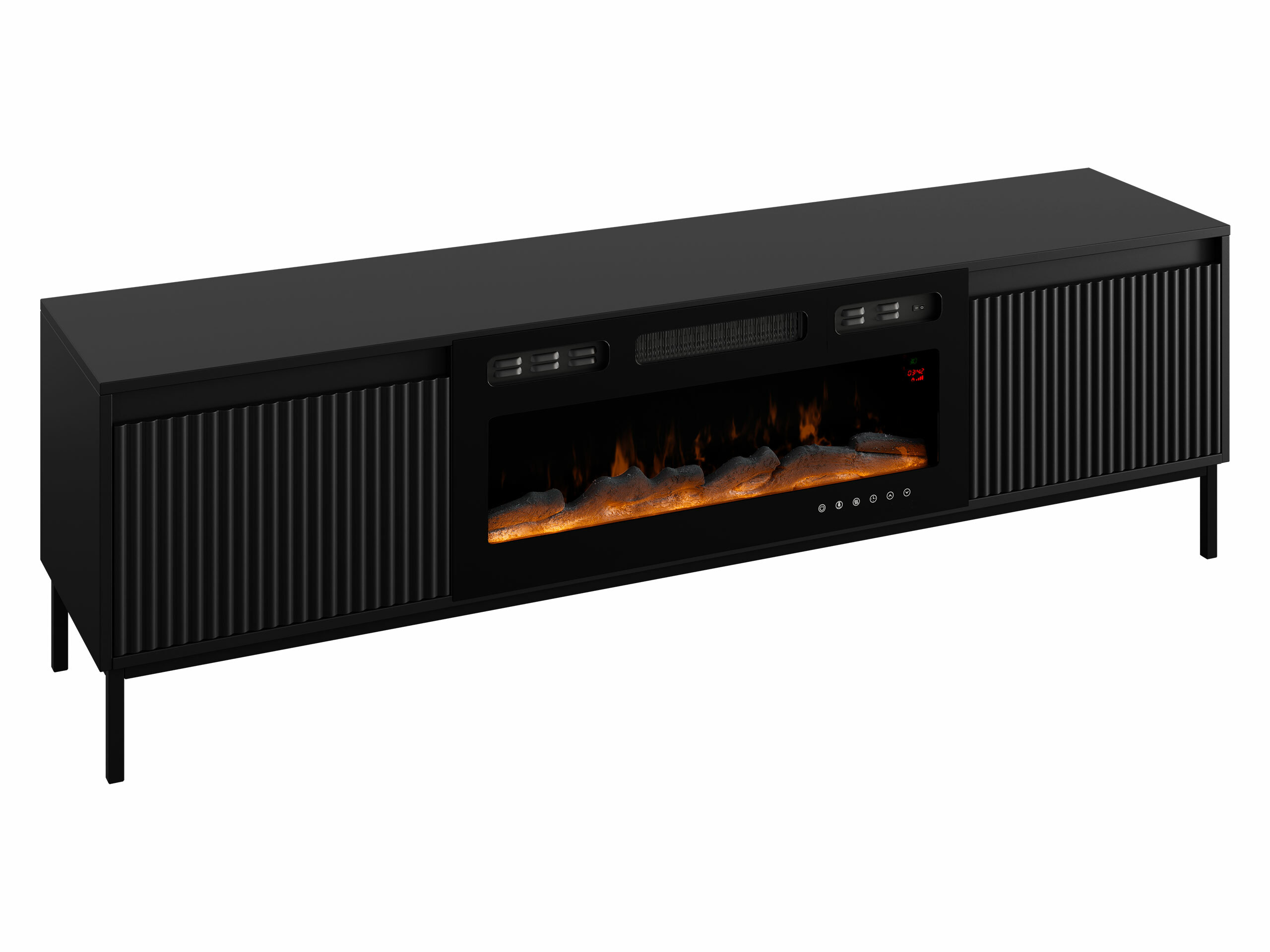 TV-bord Comfivo Delruva 107 (Sort)