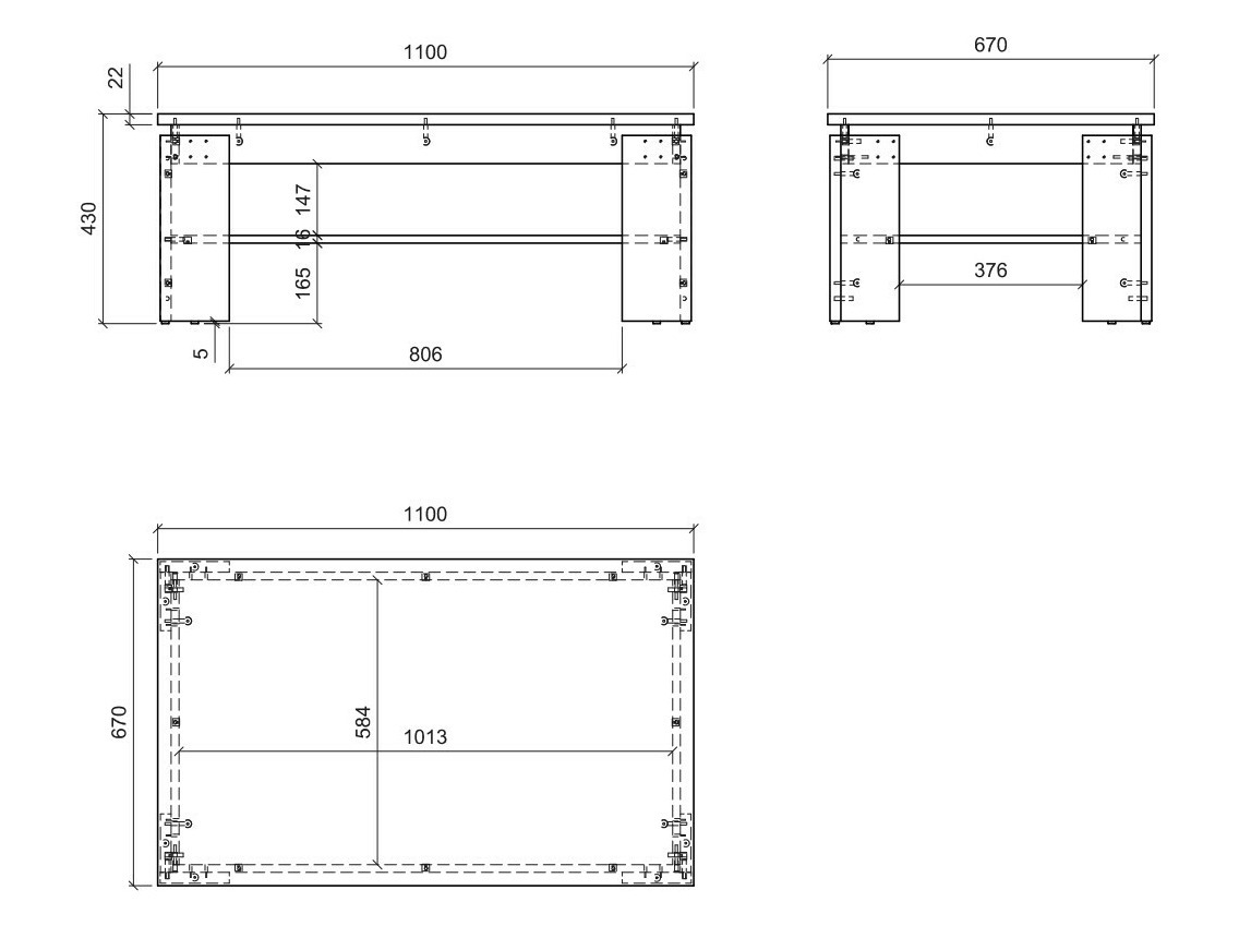 Stuemøbelsæt Numeri 123
