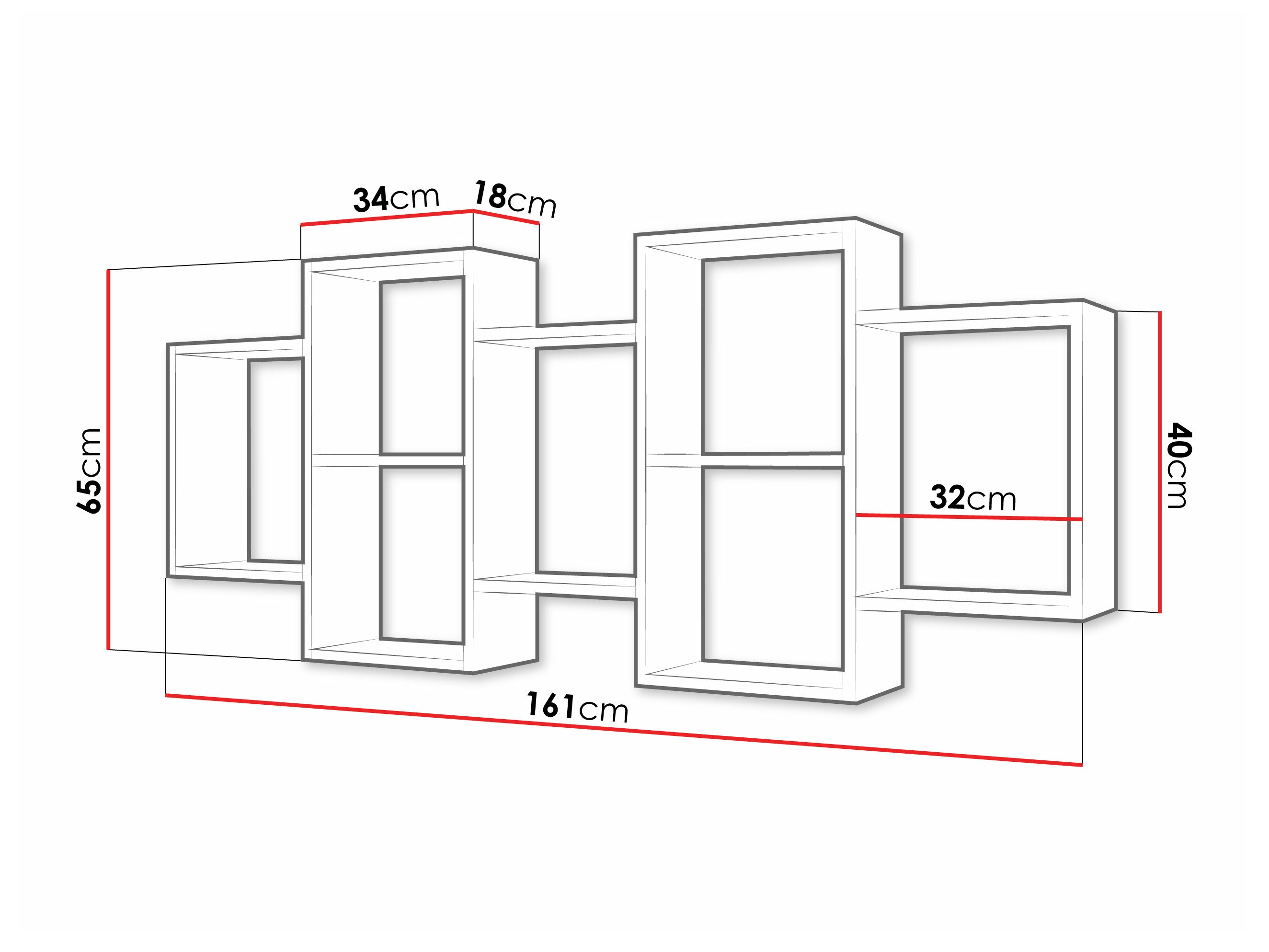 Vægreol Lexicon (Hvid)