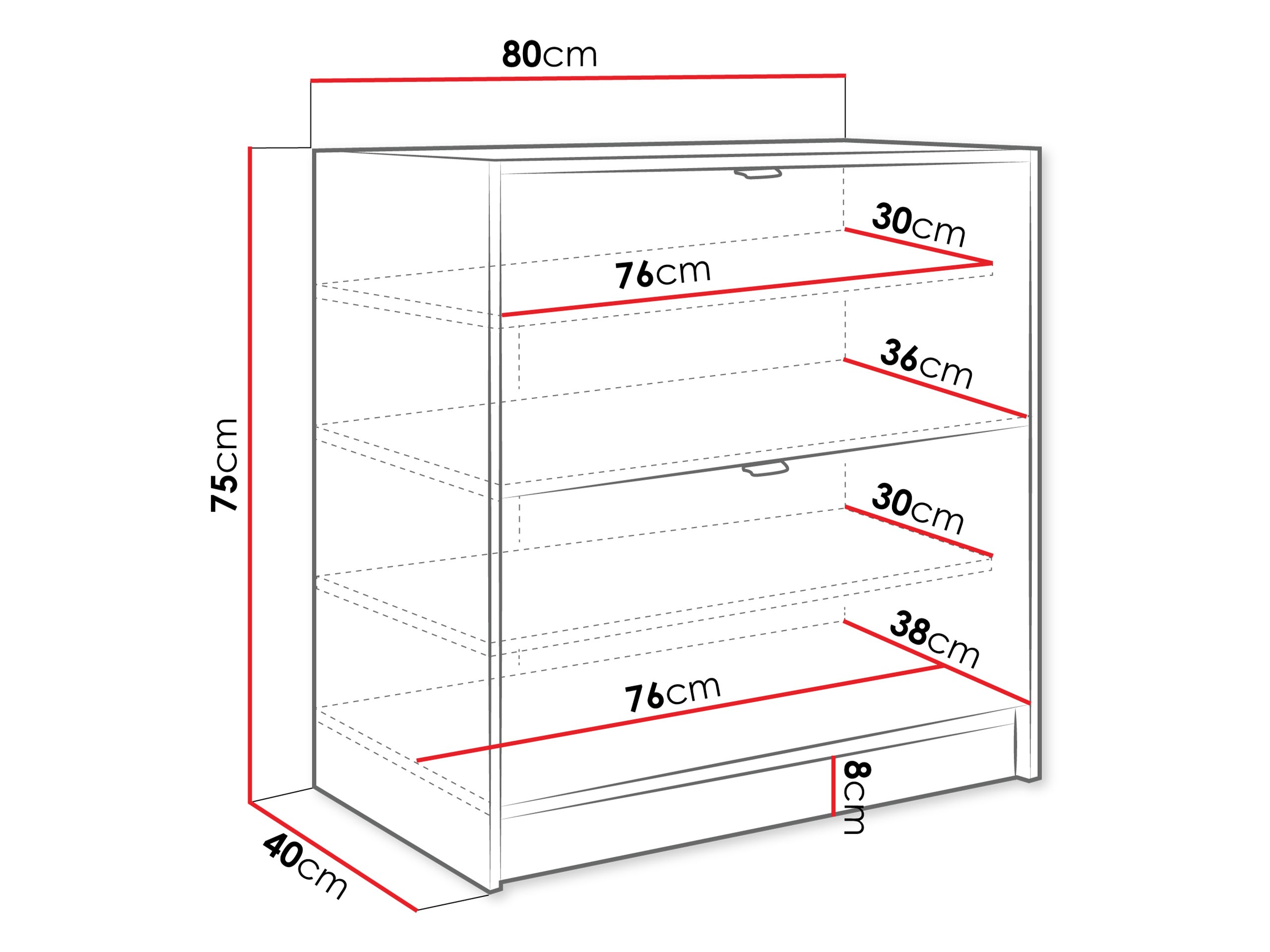 Skoskab Comfivo Velal II (Hvid)