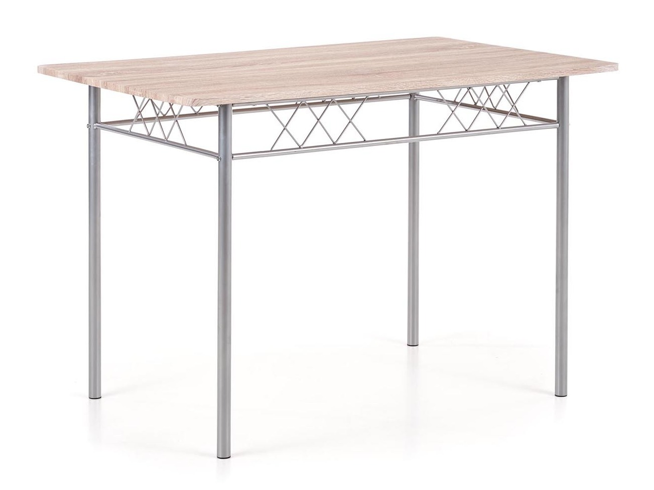 Spisestuesæt Houston 1251 (Sonoma eg + Sølv)