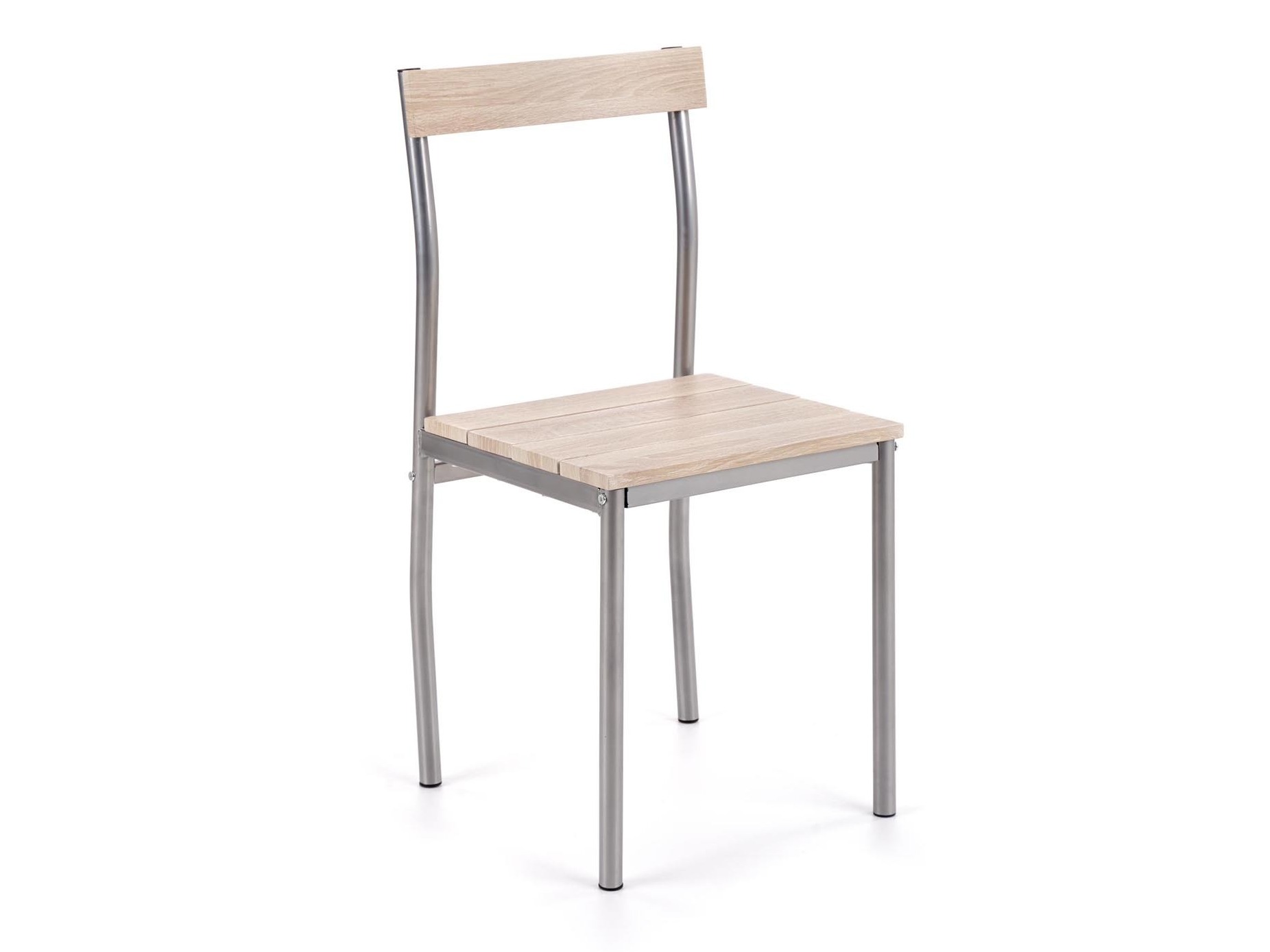 Spisestuesæt Houston 1251 (Sonoma eg + Sølv)