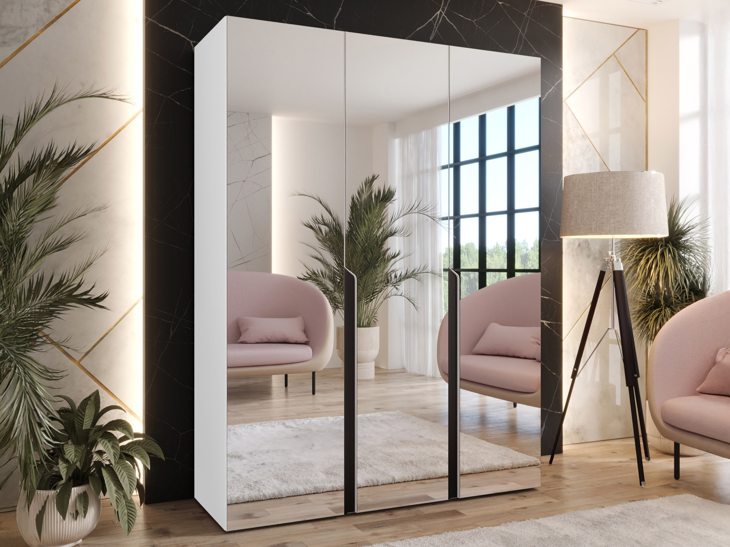 Garderobeskab Hartford 590 (Hvid)