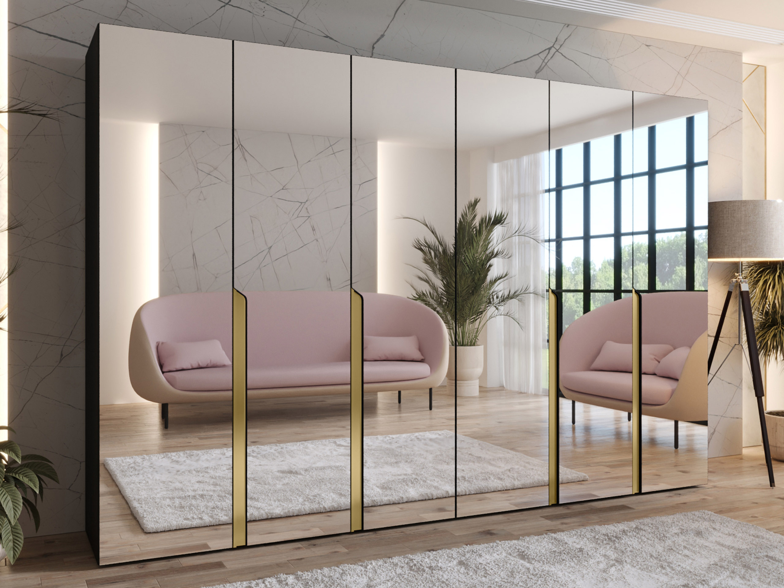 Garderobeskab Hartford 593 (Sort)