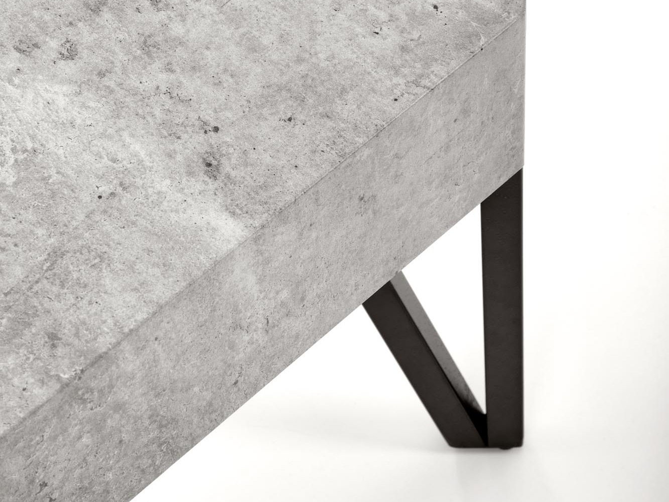 Sofabord Houston 303 (Beton + Sort)