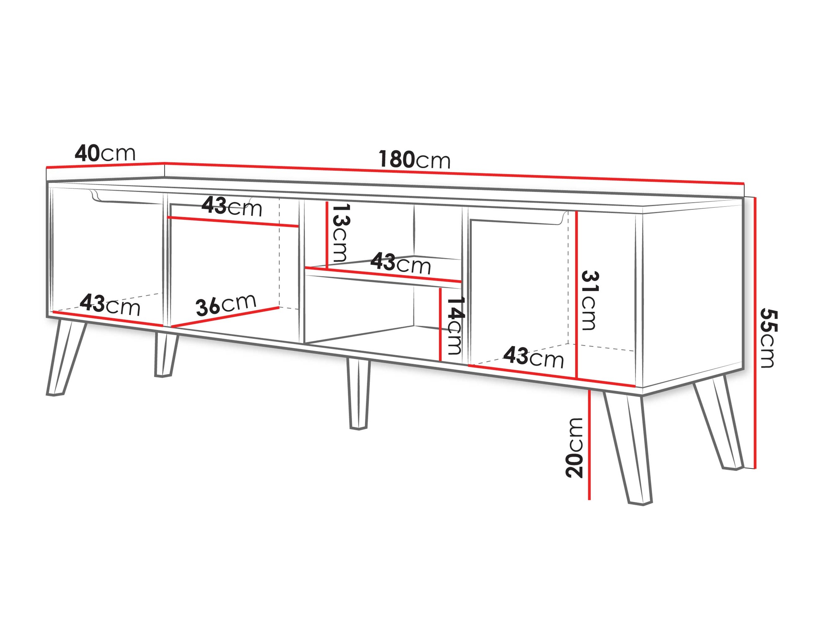 TV-bord Otis II (Kashmir)