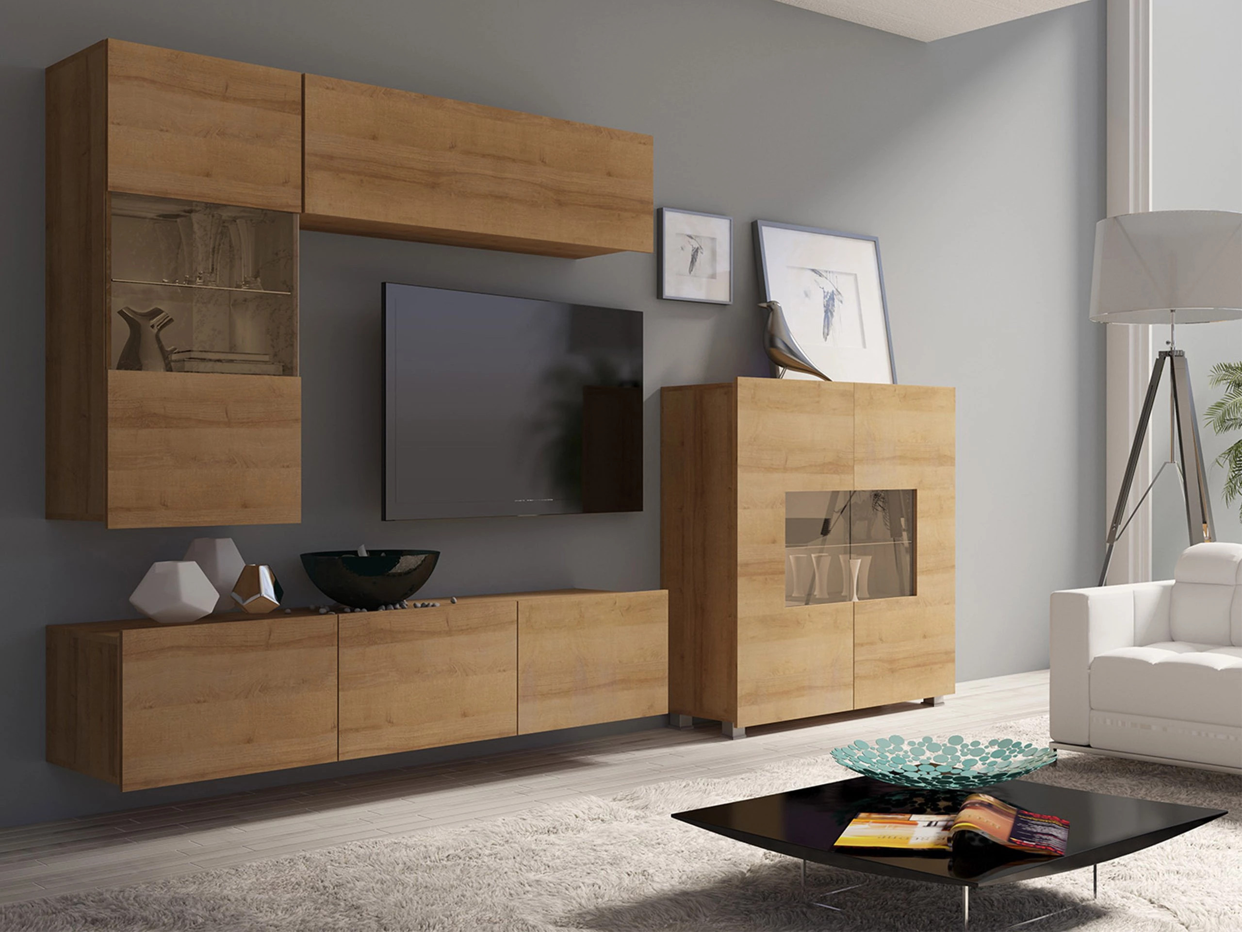 Stuemøbelsæt Remus III (Gylden eg)