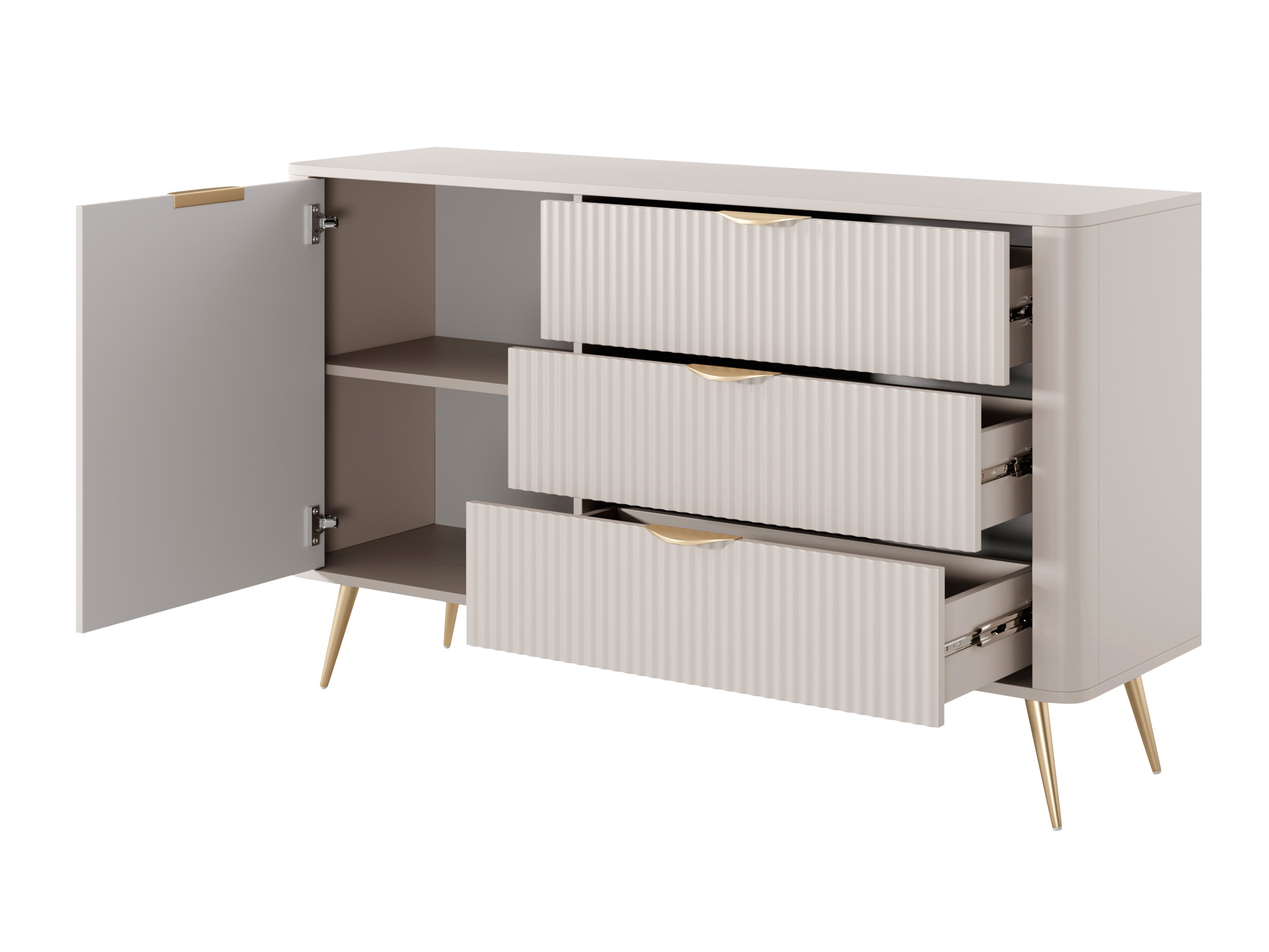Kommode Lectum (Beige)