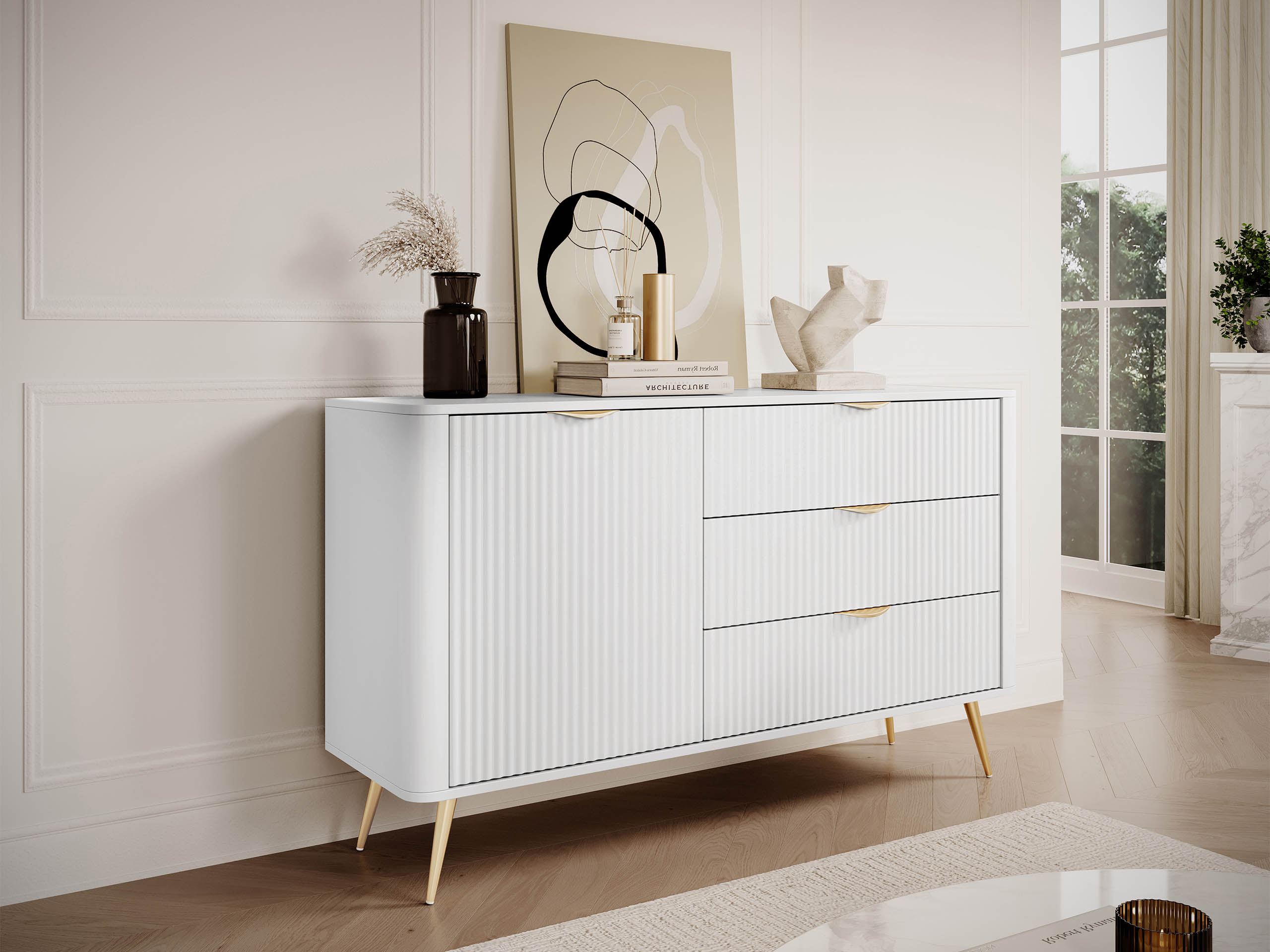 Kommode Lectum (Hvid)