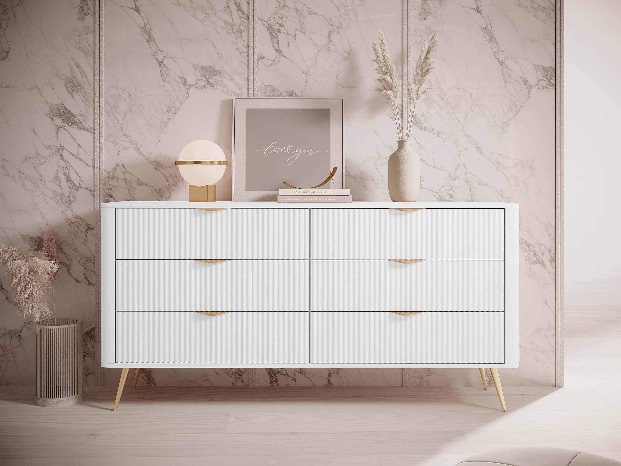 Kommode Lectum II (Hvid)