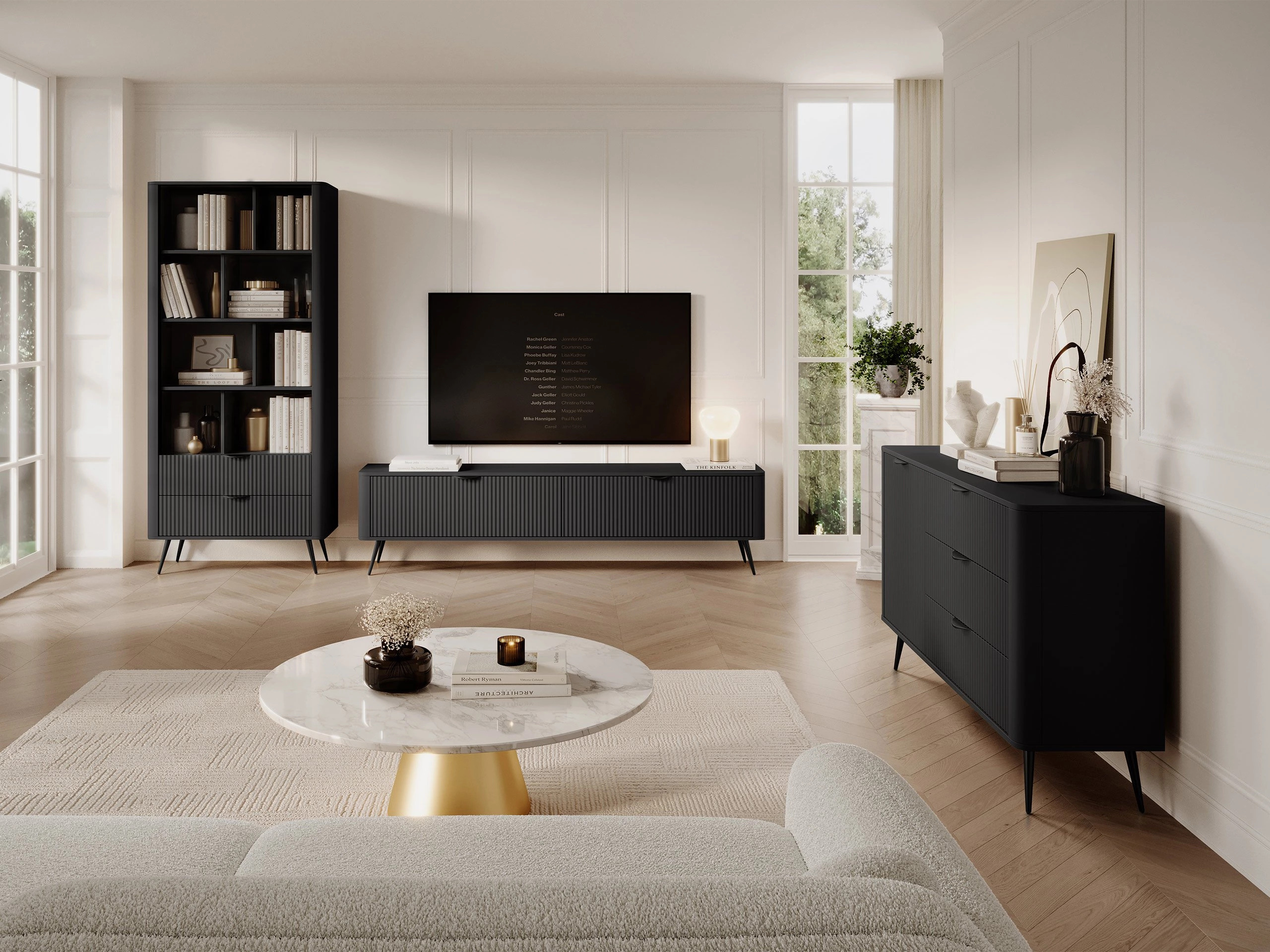 Stuemøbelsæt Ioca I (Grafit)