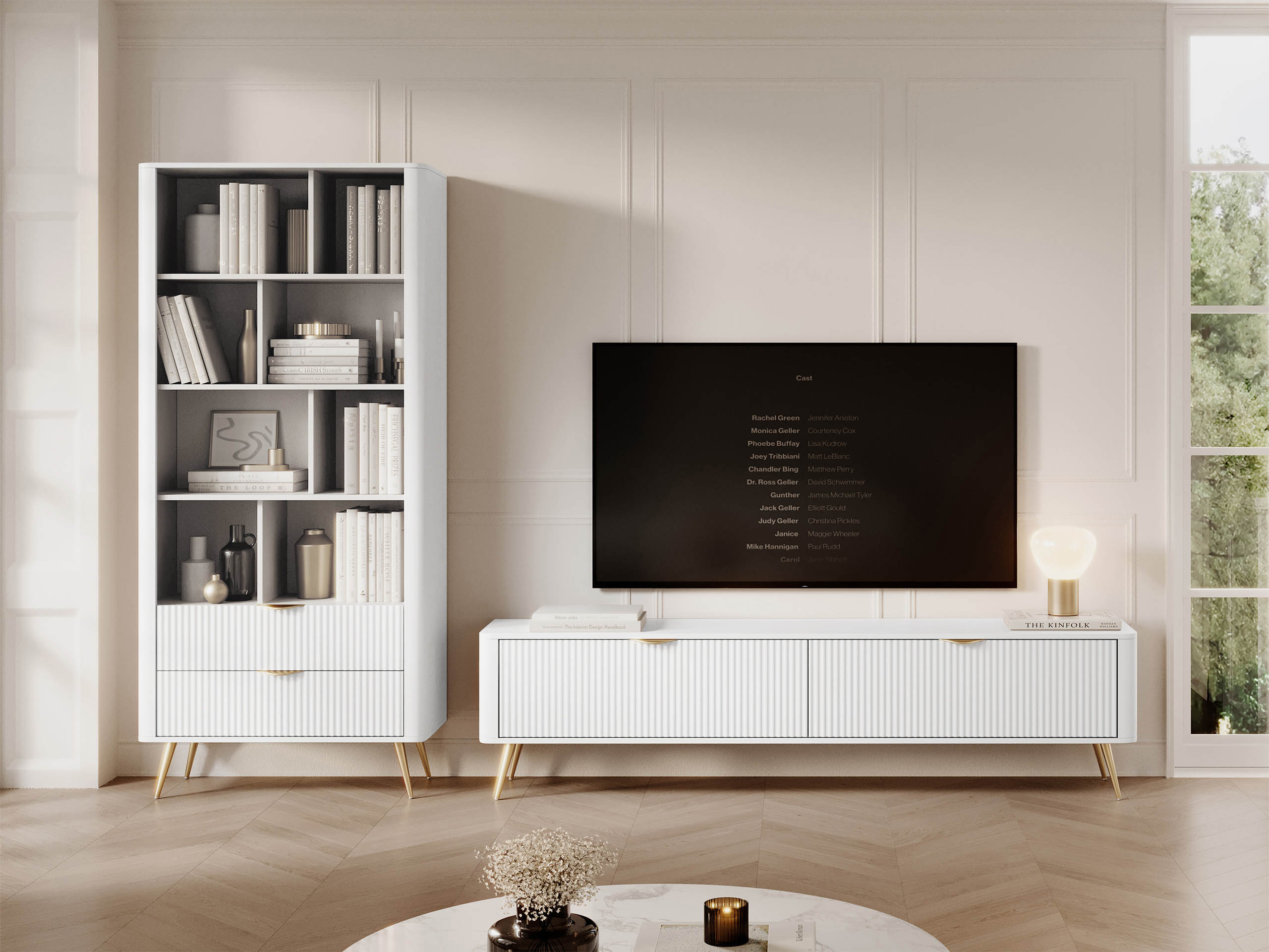 Stuemøbelsæt Lectum (Hvid)