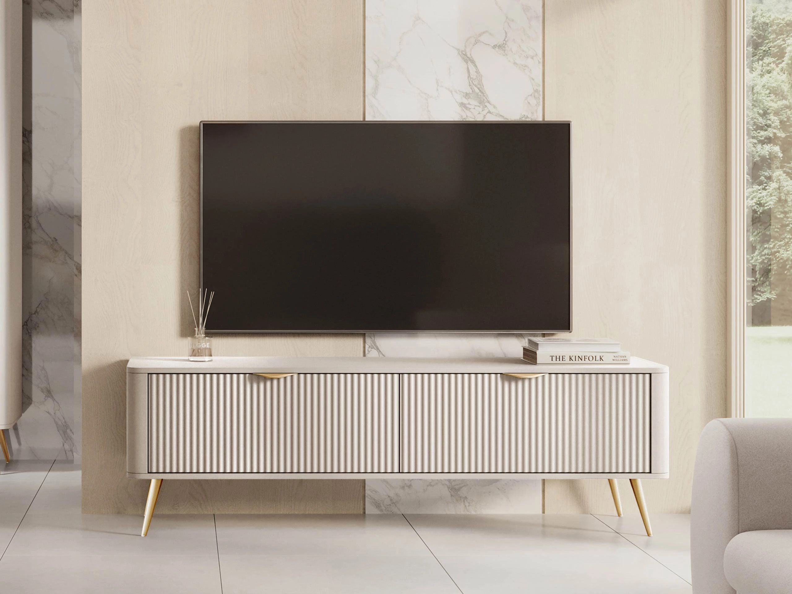 TV-bord Lectum (Beige)