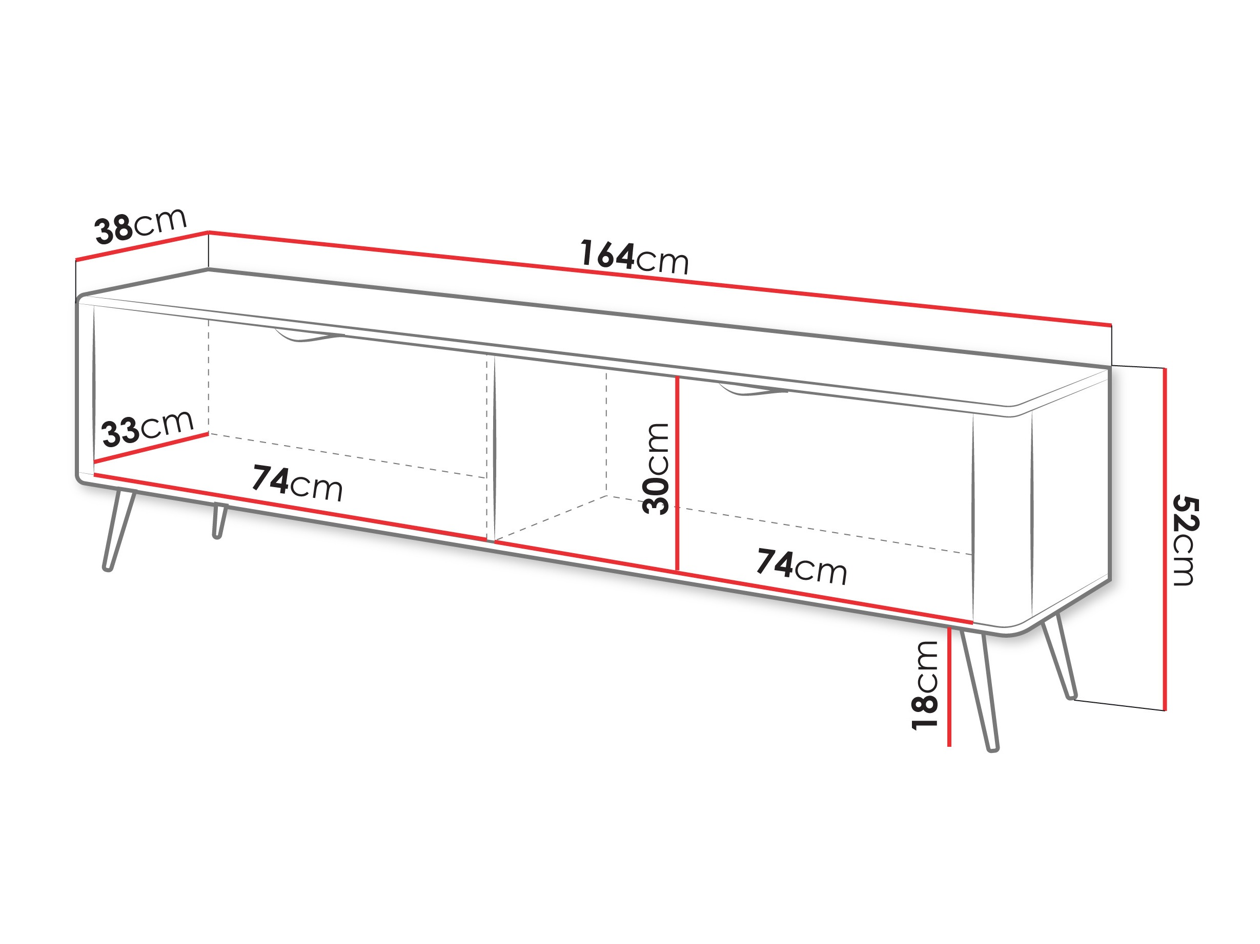 TV-bord Lectum (Beige)