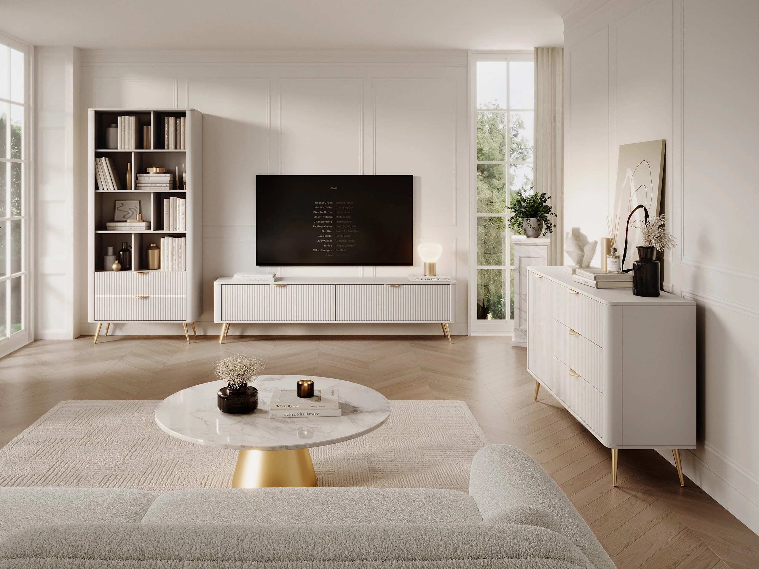 TV-bord Lectum I (Beige)