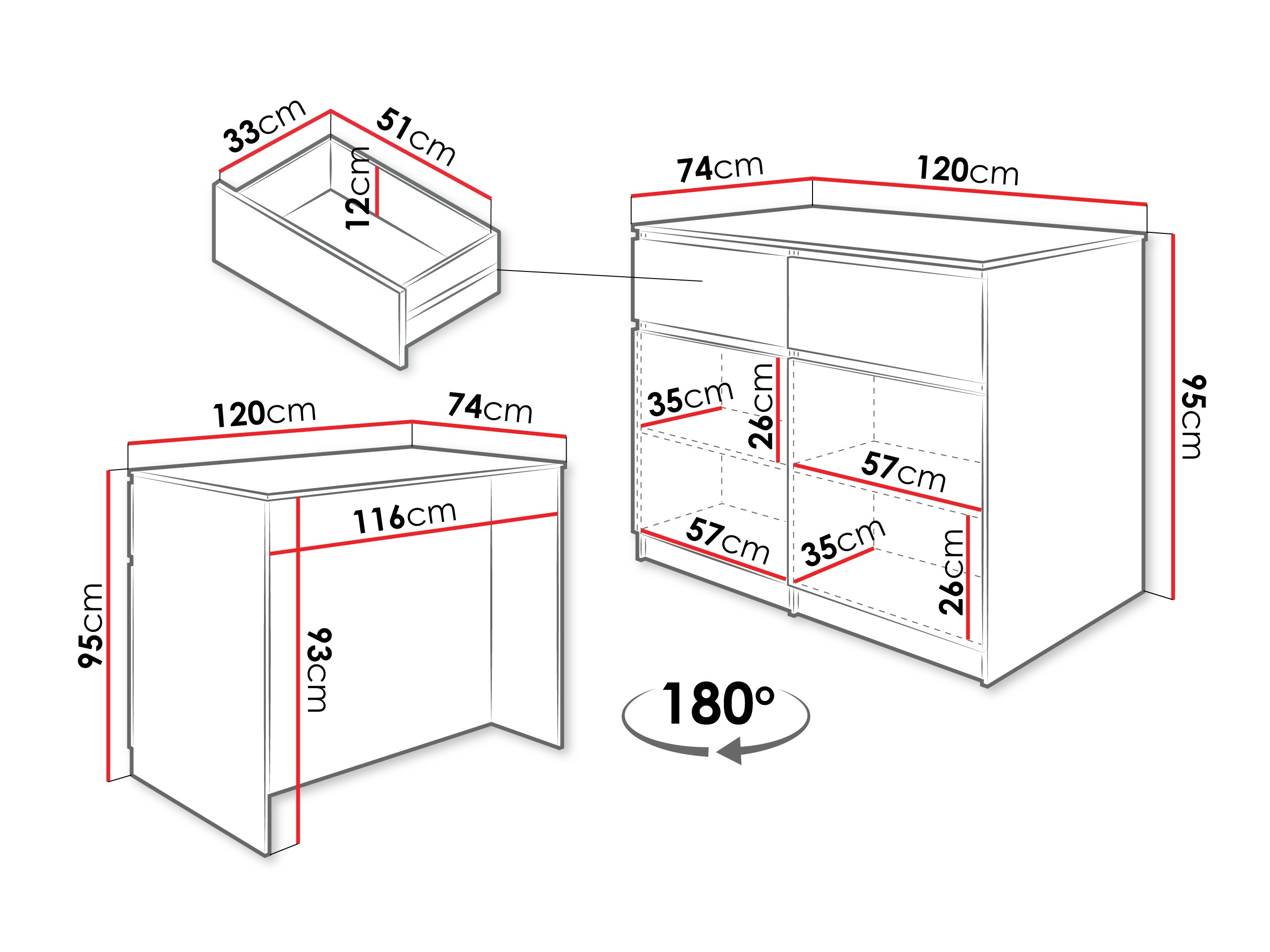 Køkkenø Comfivo Cantal (Egetræ)