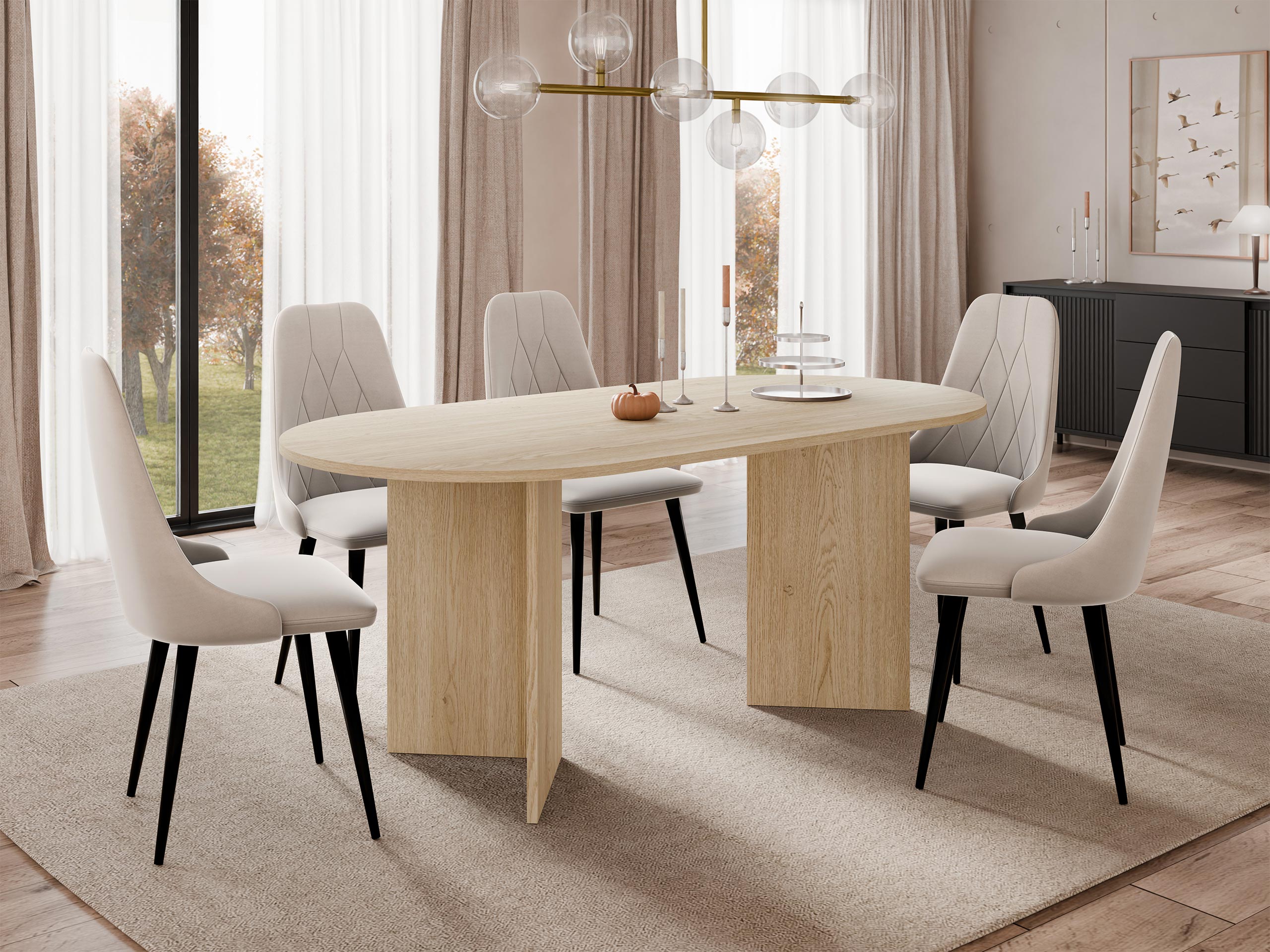 Bord Comfivo Fungus (Egetræ)