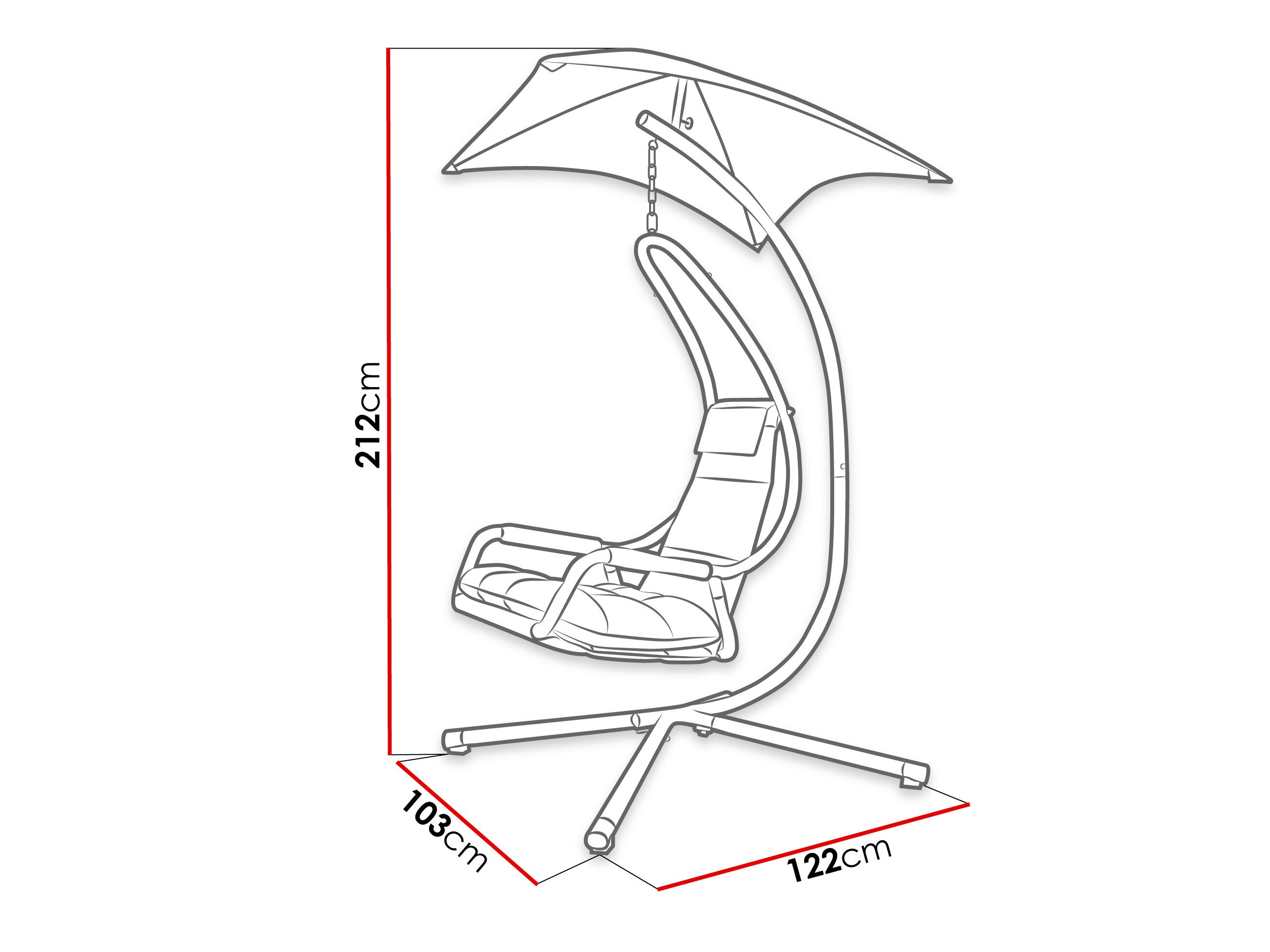 Hængestol Comfivo Myrtus II