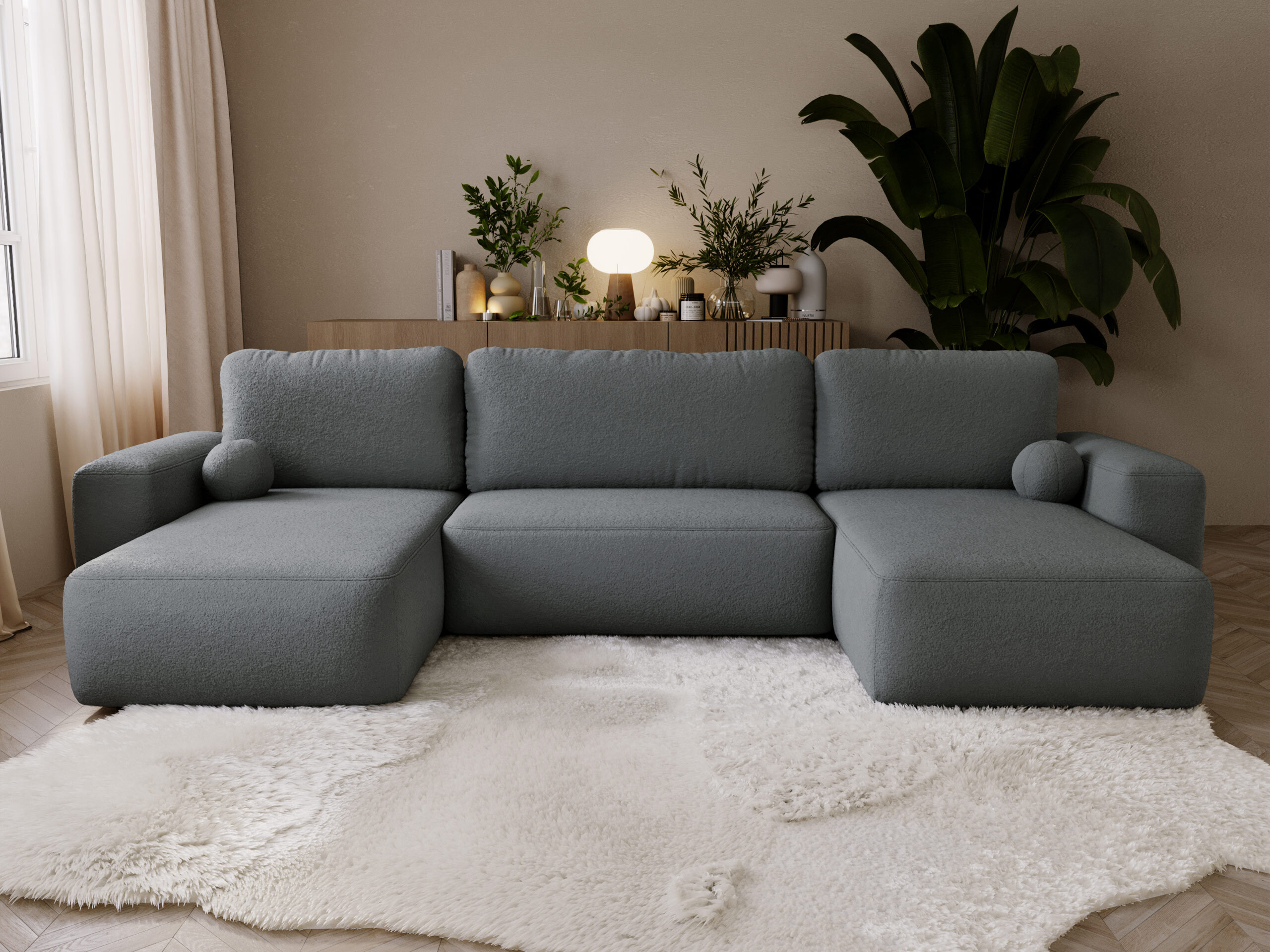 Hjørnesofa TrendyNest Piscor (Coral 80)