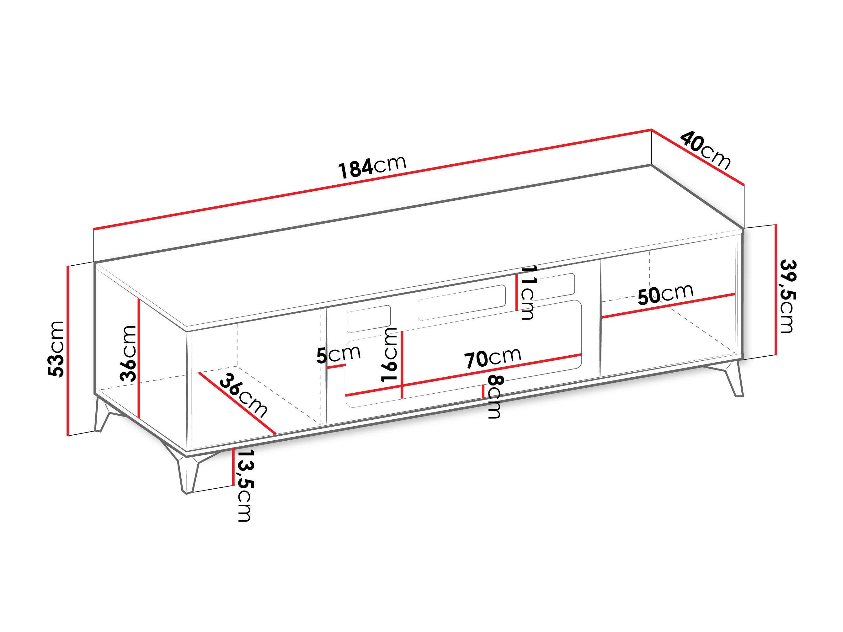 TV-bord Comfivo Citrus II
