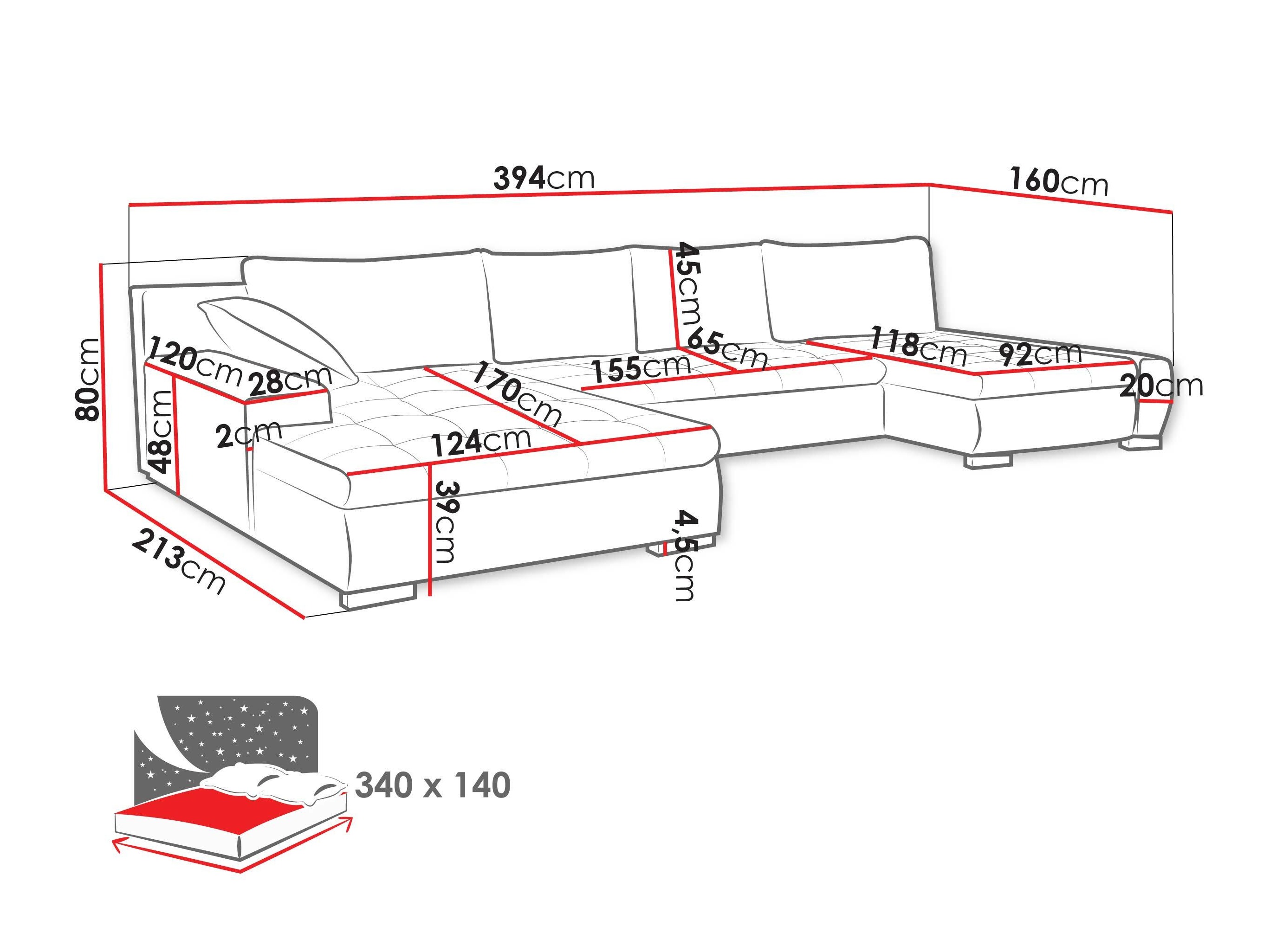 Hjørnesofa Comfivo Oliva (Nazar 225.02)