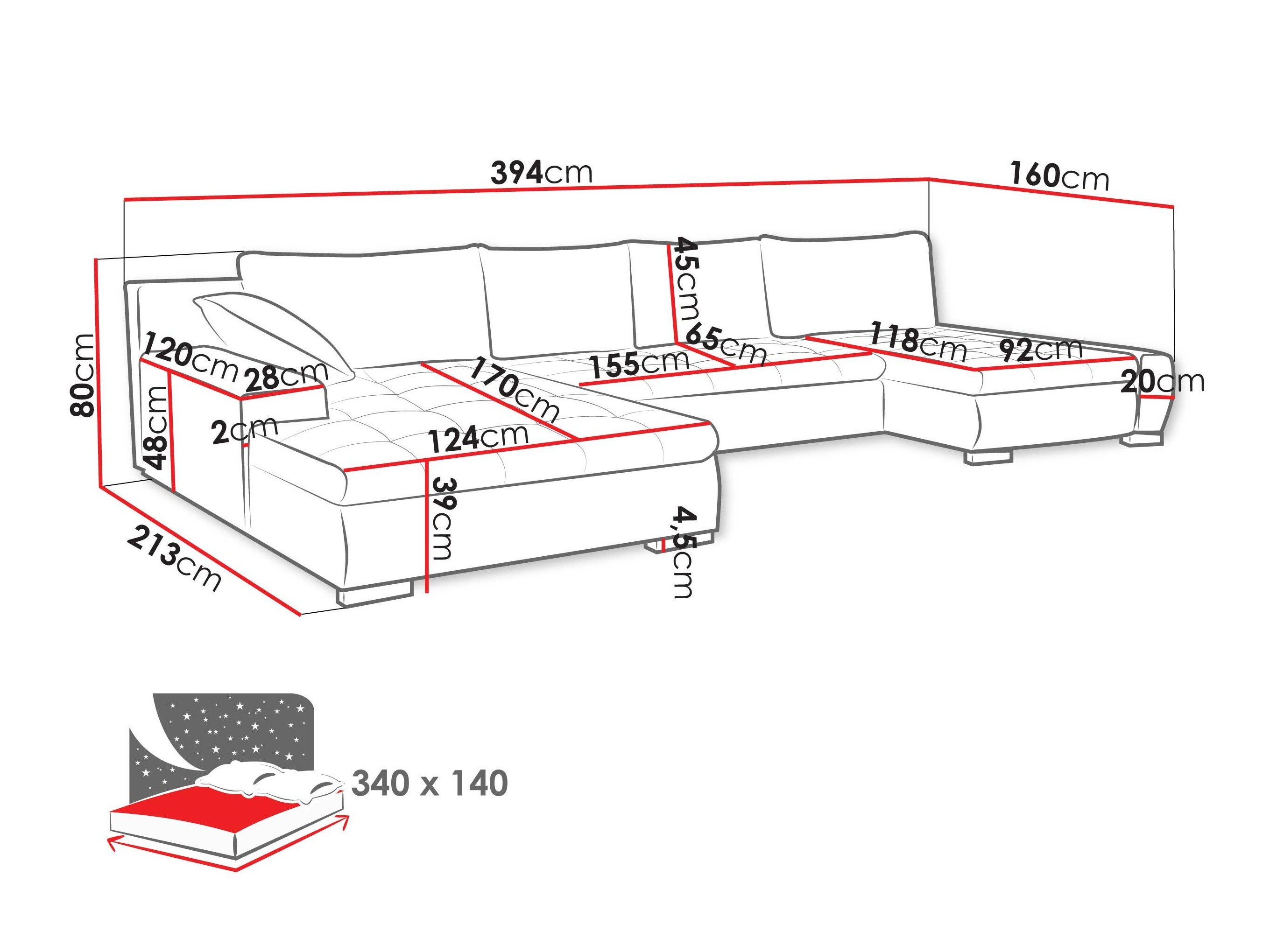 Hjørnesofa Comfivo Oliva (Velo 637)