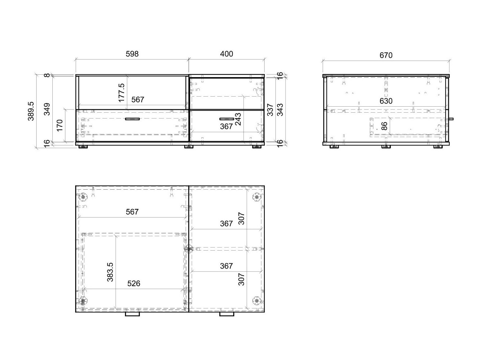 Stuemøbelsæt Alnue 107