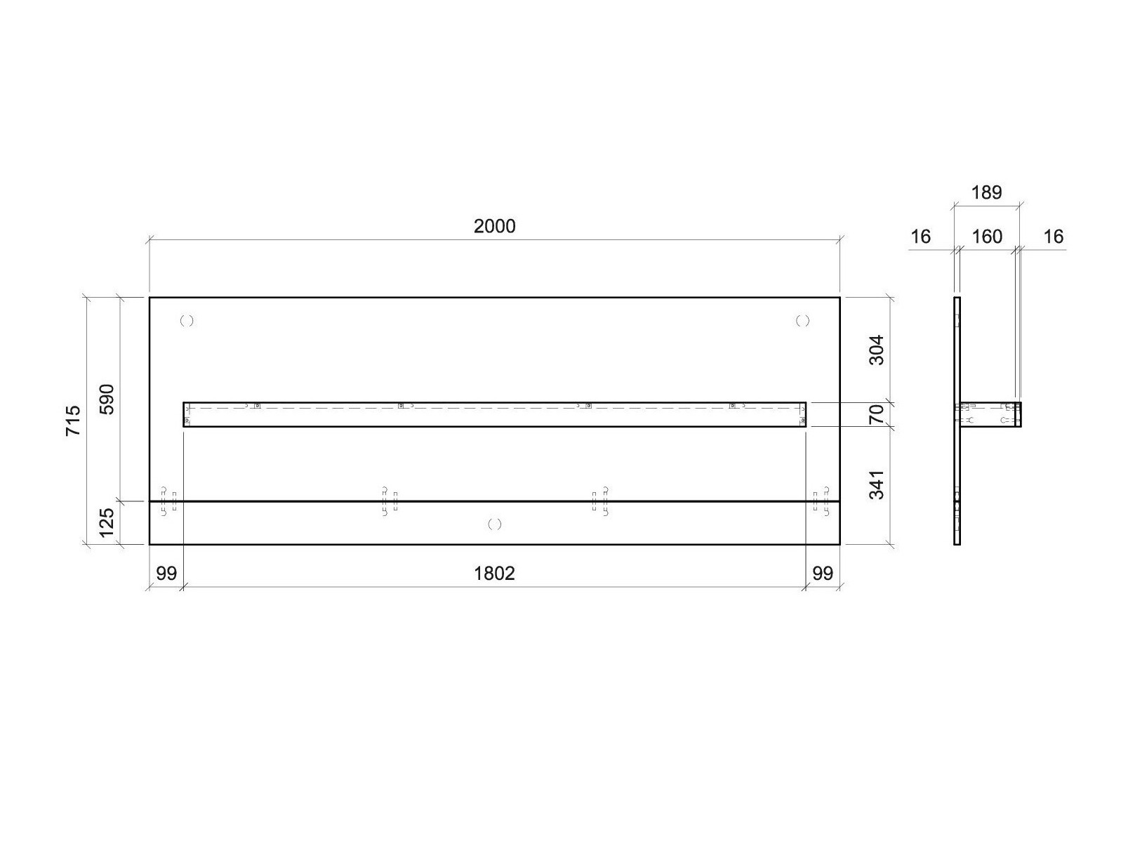 Vægreol Balelbu 109