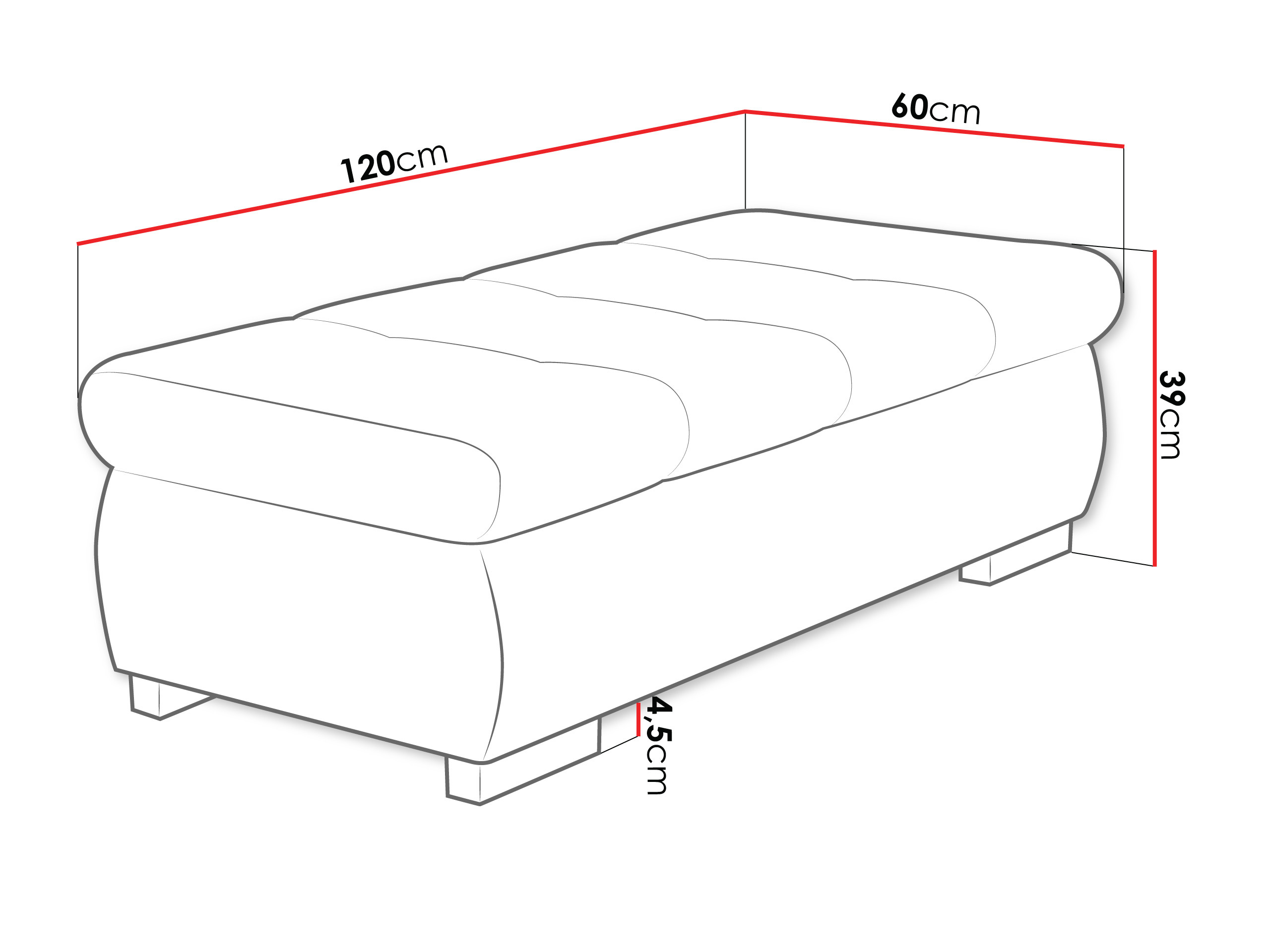 Polstret bænk Comfivo Nitor I (Venus Velvet 2932)