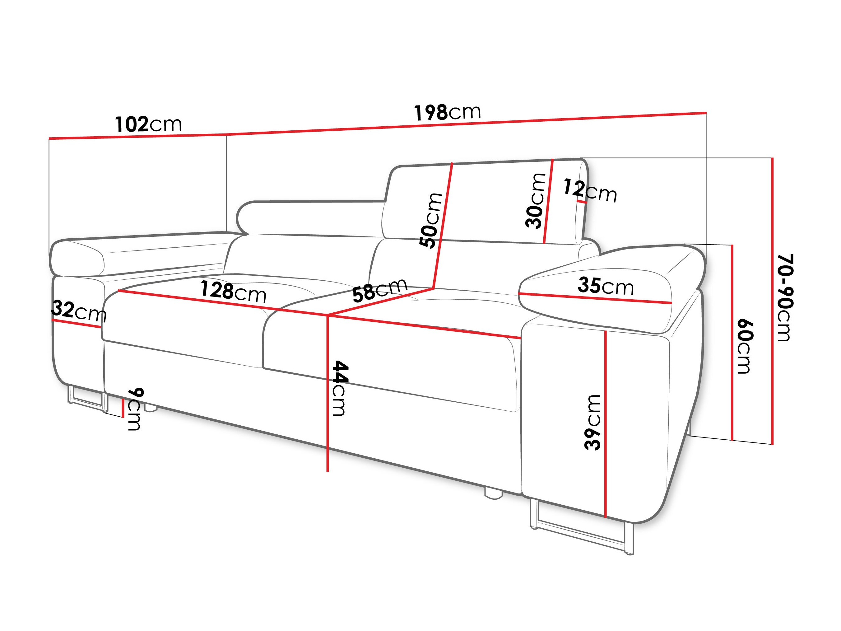 Sofa Comfivo Vinetum II (Manila 16)