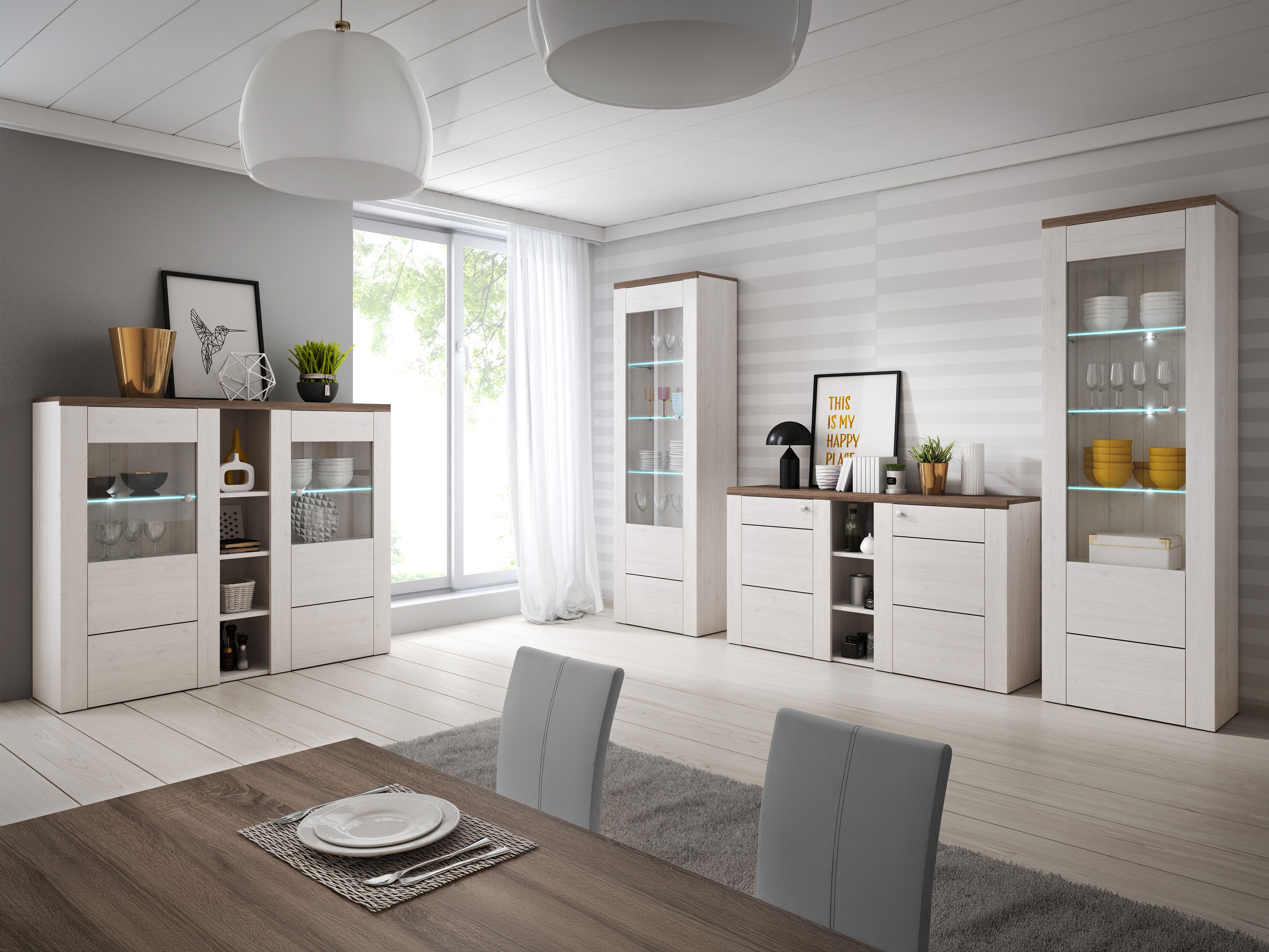 Skænk Salelbo 105 (Sibu-lærk + Trøffel egetræ)